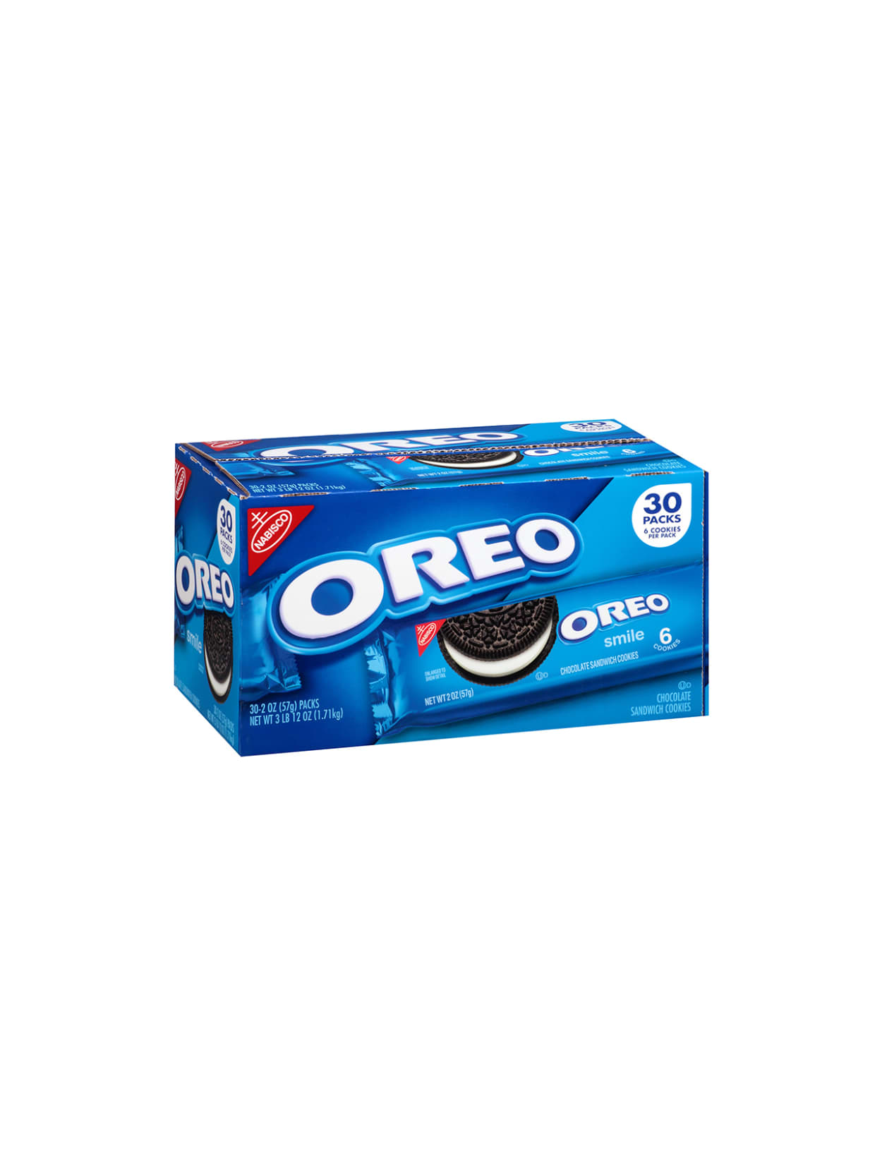 Nabisco Single Serve Oreo Cookies 2 Oz Pack Of 30 Office Depot