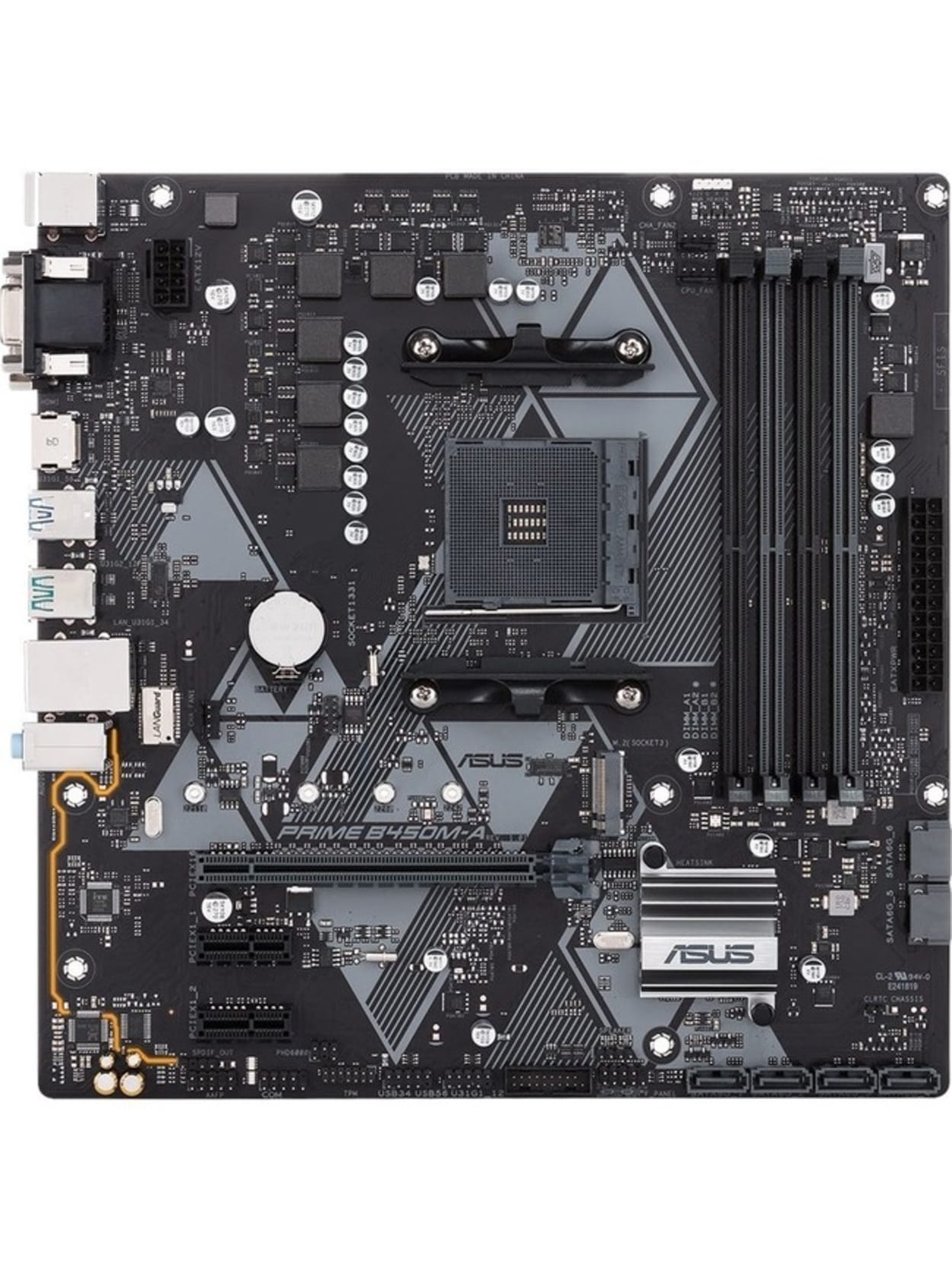 Prime B450m Acsm Am4 Max 64gb Matx Pcie Usb Office Depot