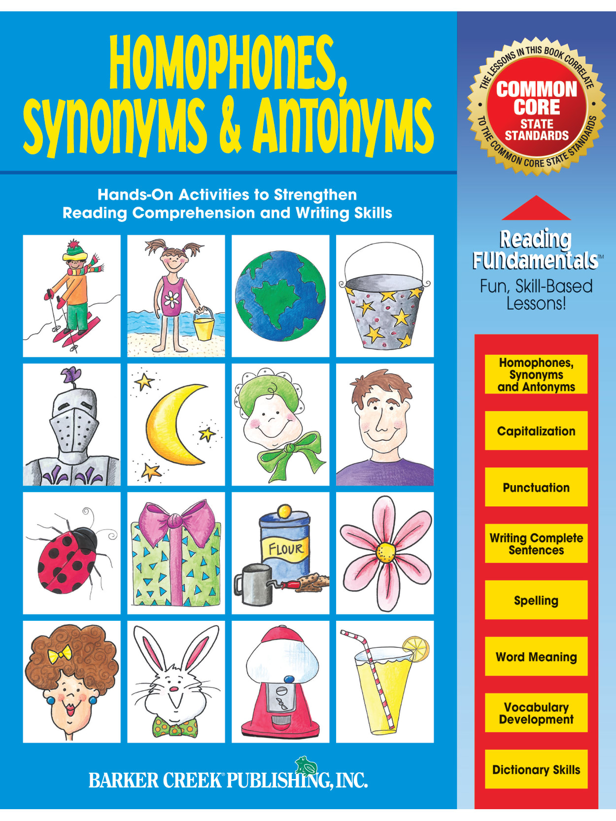 Barker Creek Grammar Activity Book Homophones Synonyms And Antonyms Grades 1 To College Office Depot