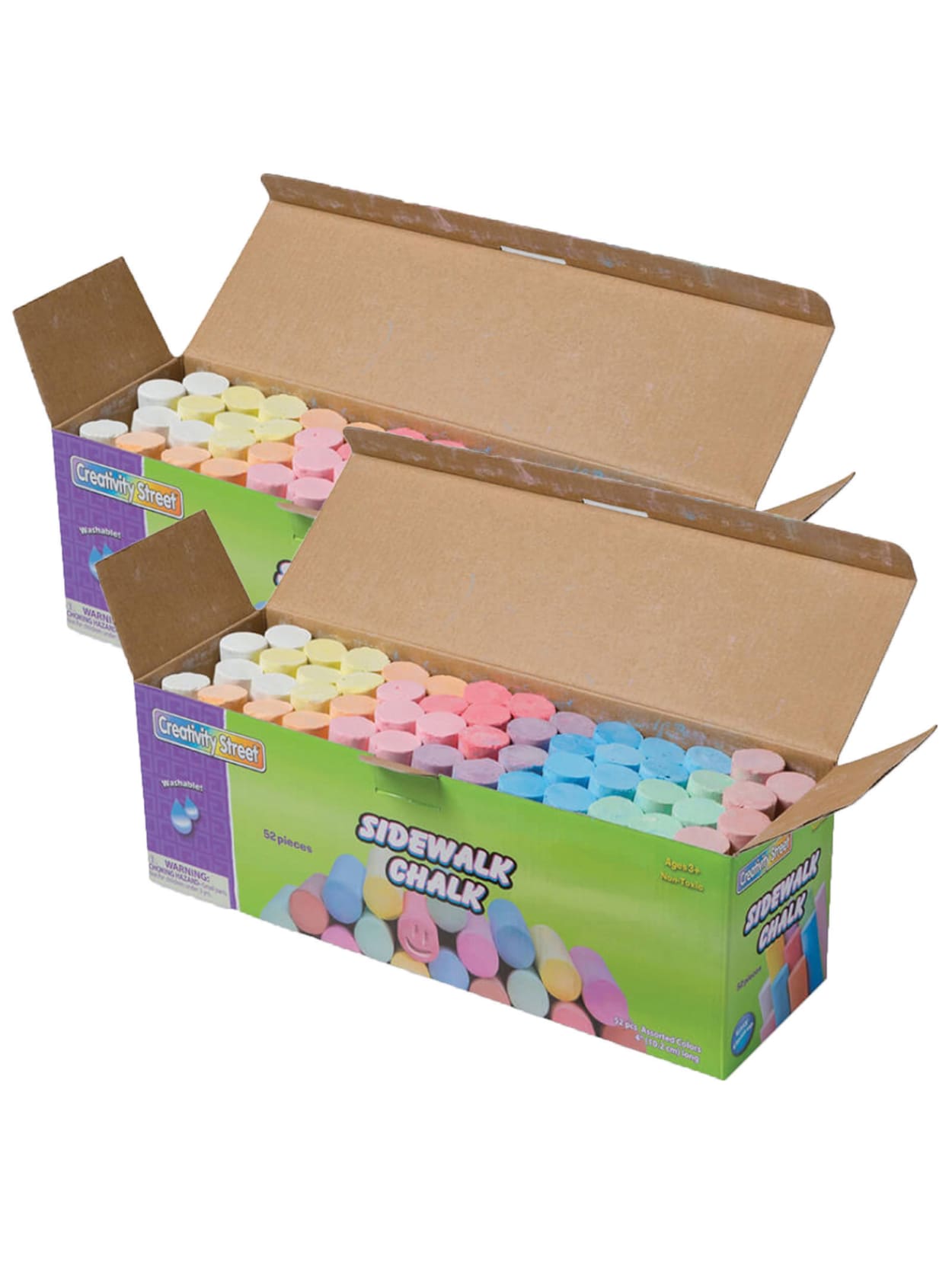 Creativity Street Chalk Assorted 2 Pk Office Depot