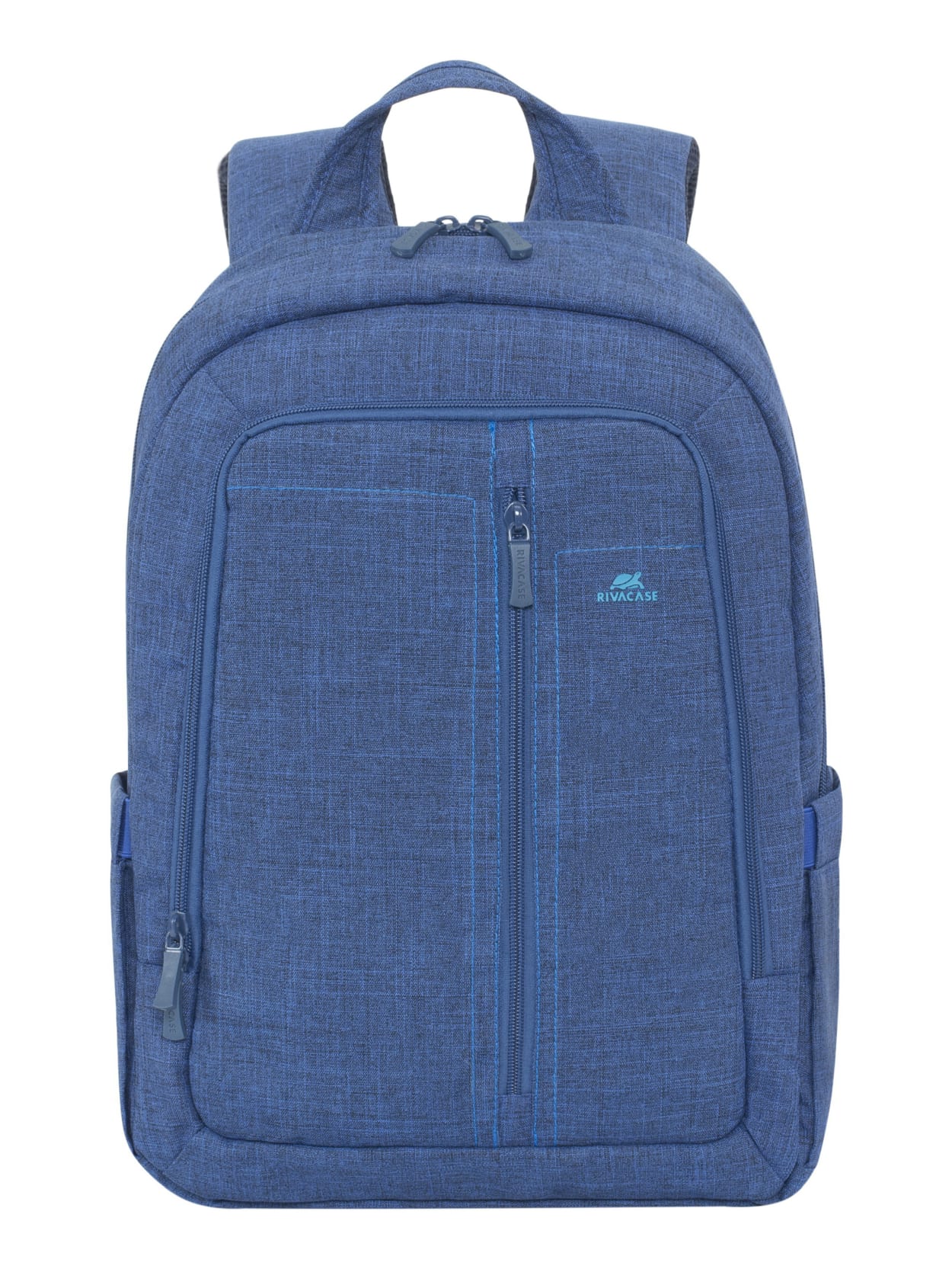 Rivacase 7560 Canvas Backpack With 15 Laptop Pocket Blue Office Depot