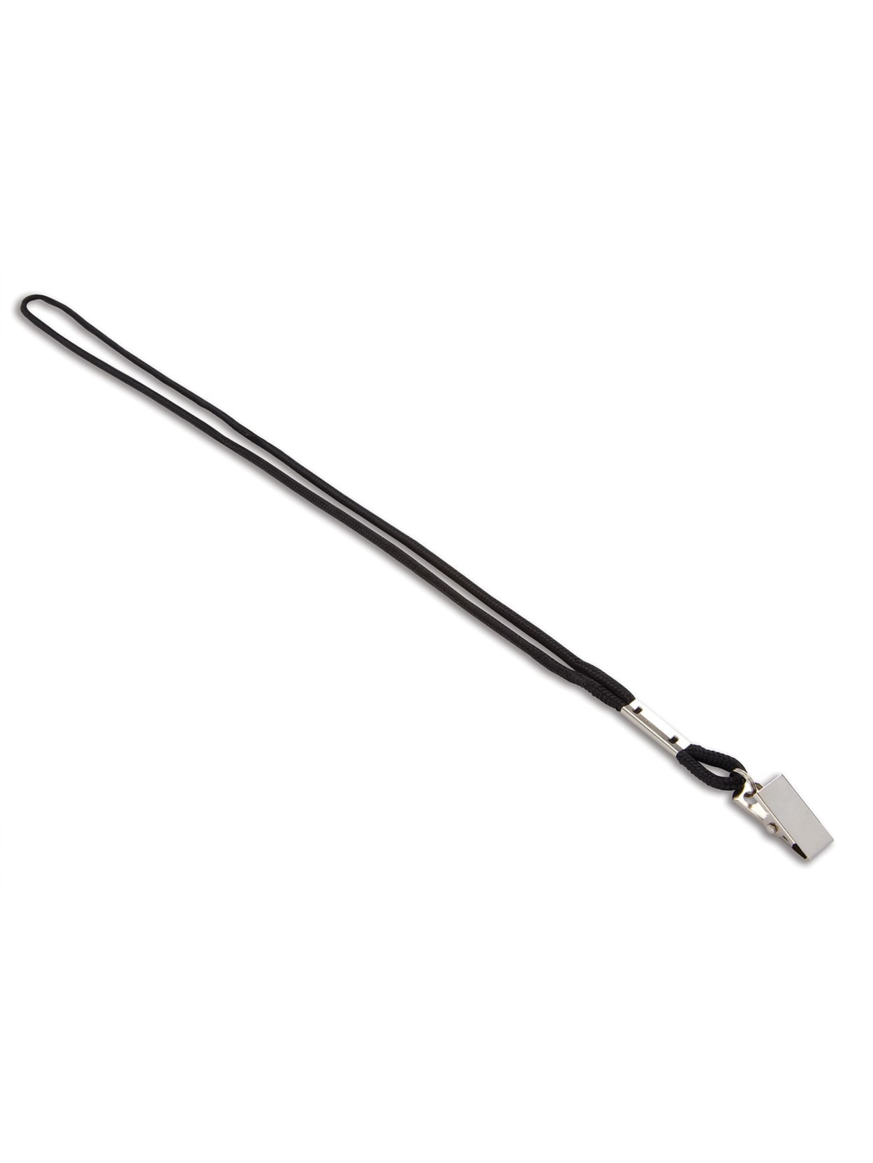 Office Depot Brand Lanyards With Alligator Clips Black Pack Of 12 Office Depot