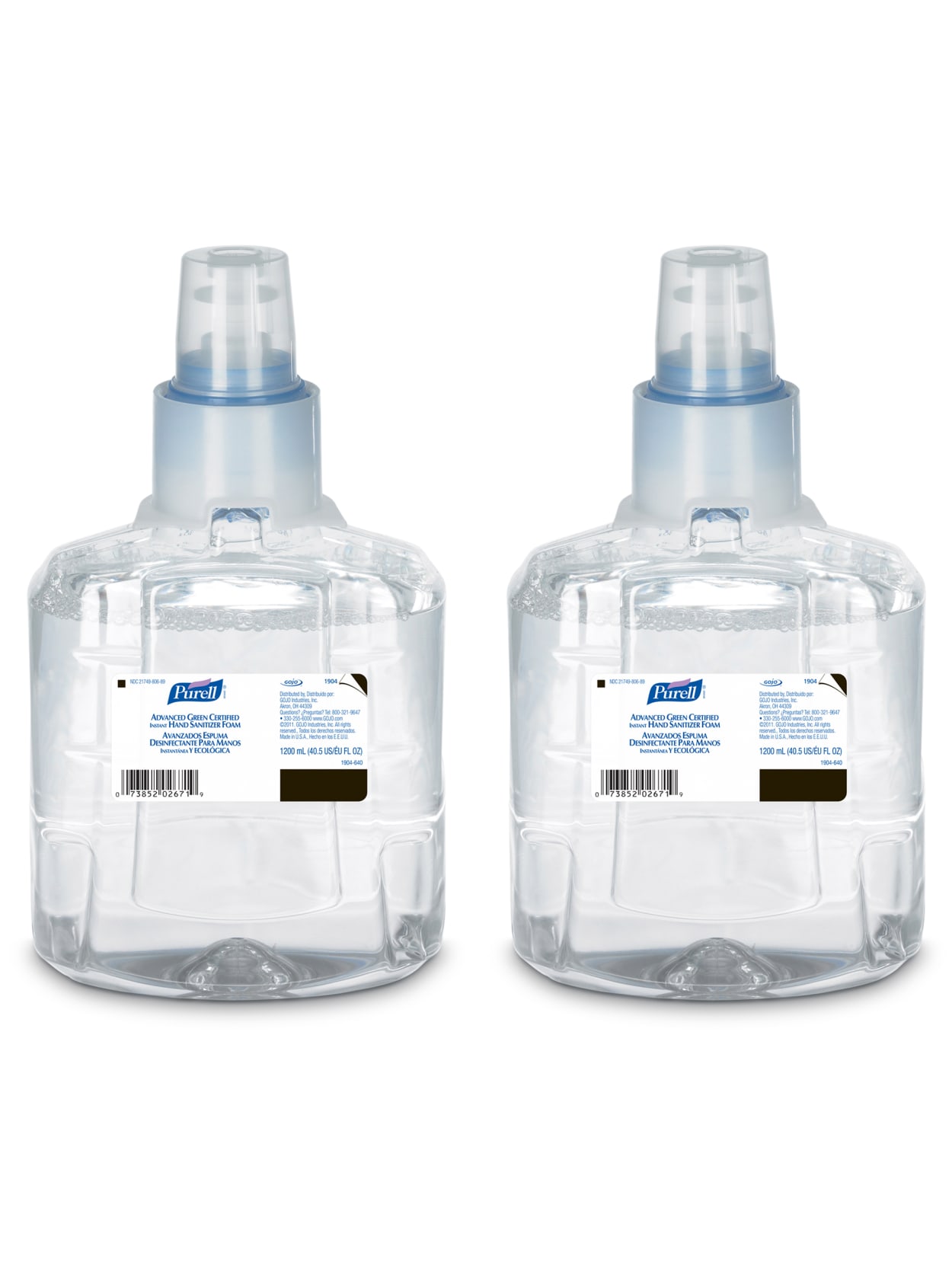 Purell Ltx Advanced Foaming Instant Hand Sanitizer Refills 1200 Ml