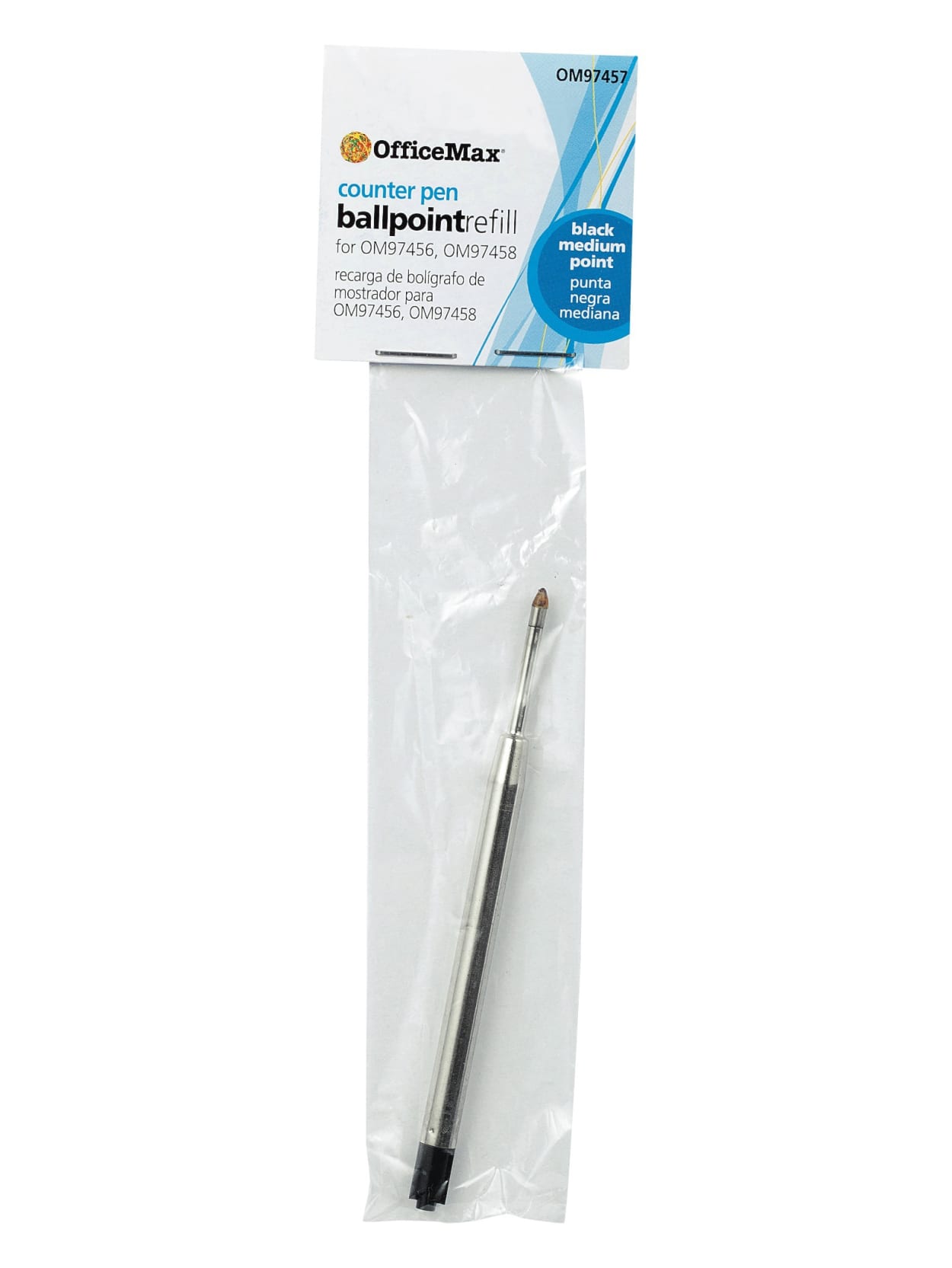 Officemax Counter Pen Ink Refill Medium Point Black Ink Office Depot