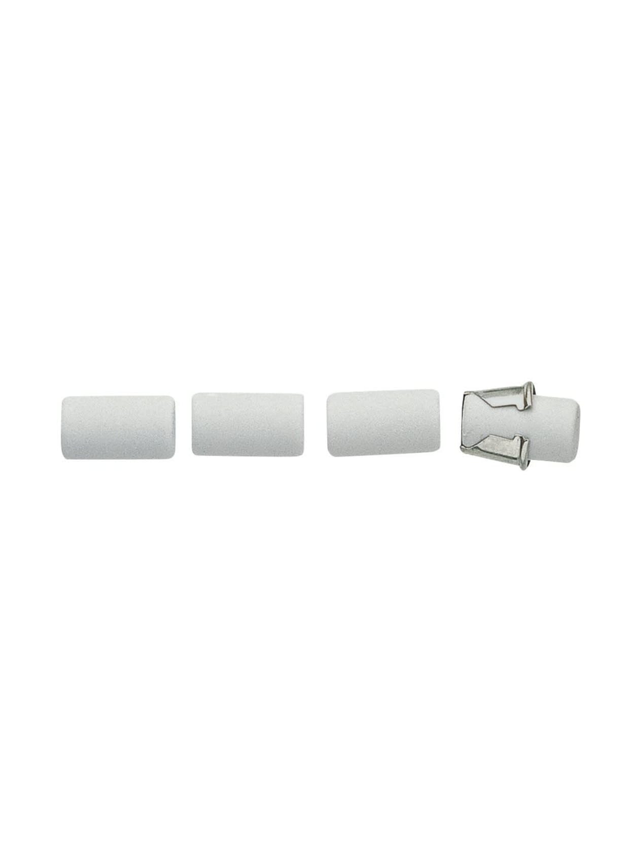 Pentel Ez2 Automatic Pencil Eraser Refills White Tube Of 5