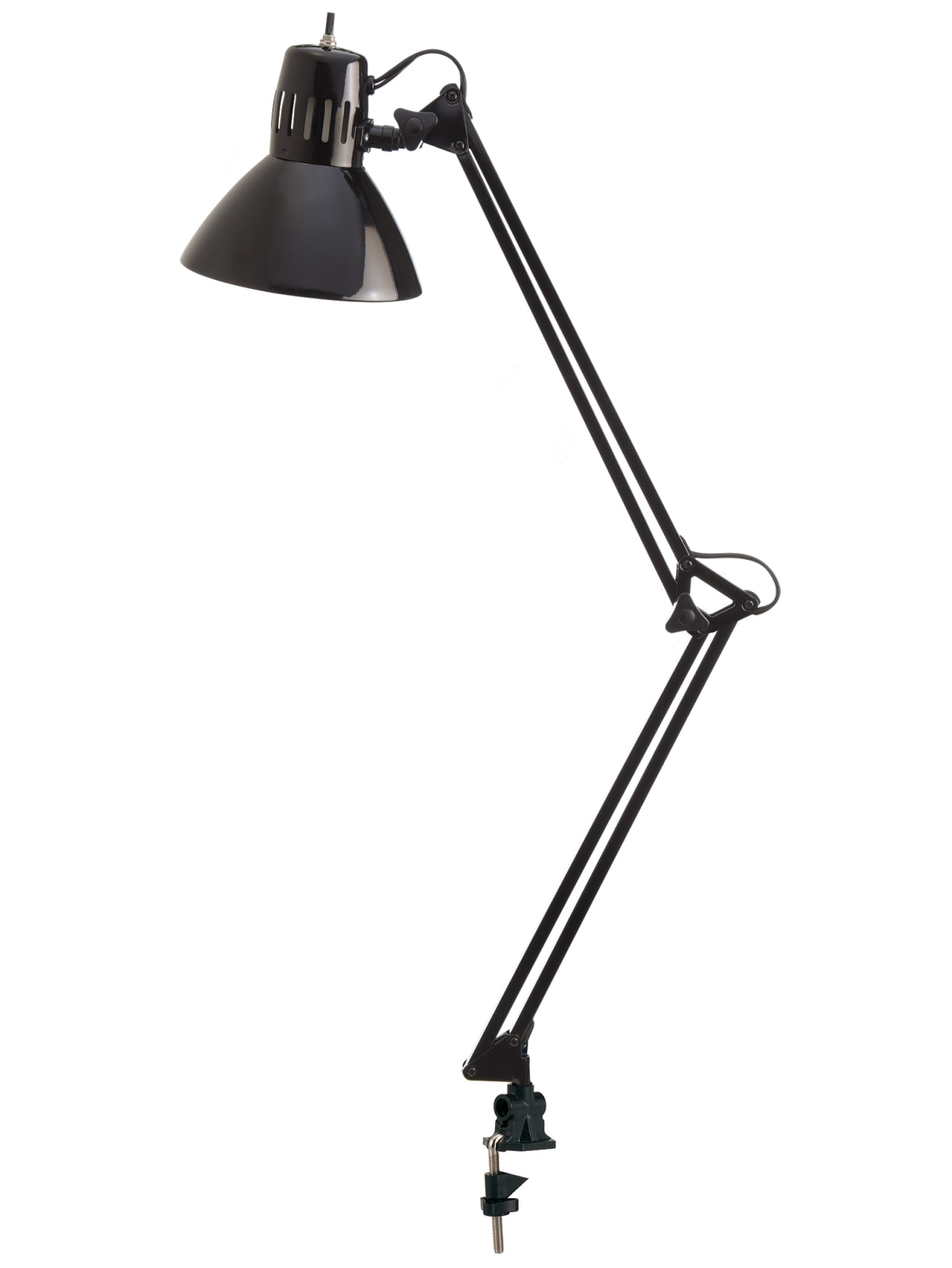 Realspace Clamp On Task Lamp 29 12 H Black Office Depot