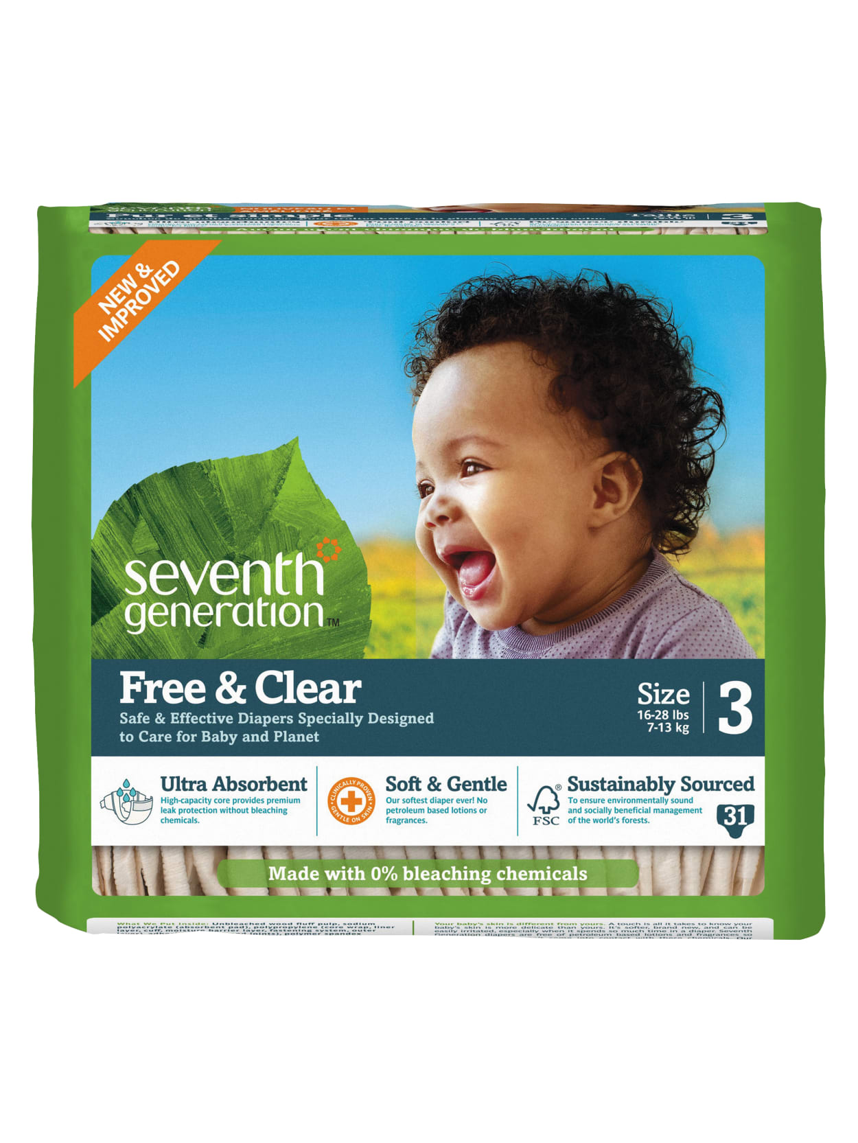 seventh generation diapers size 3
