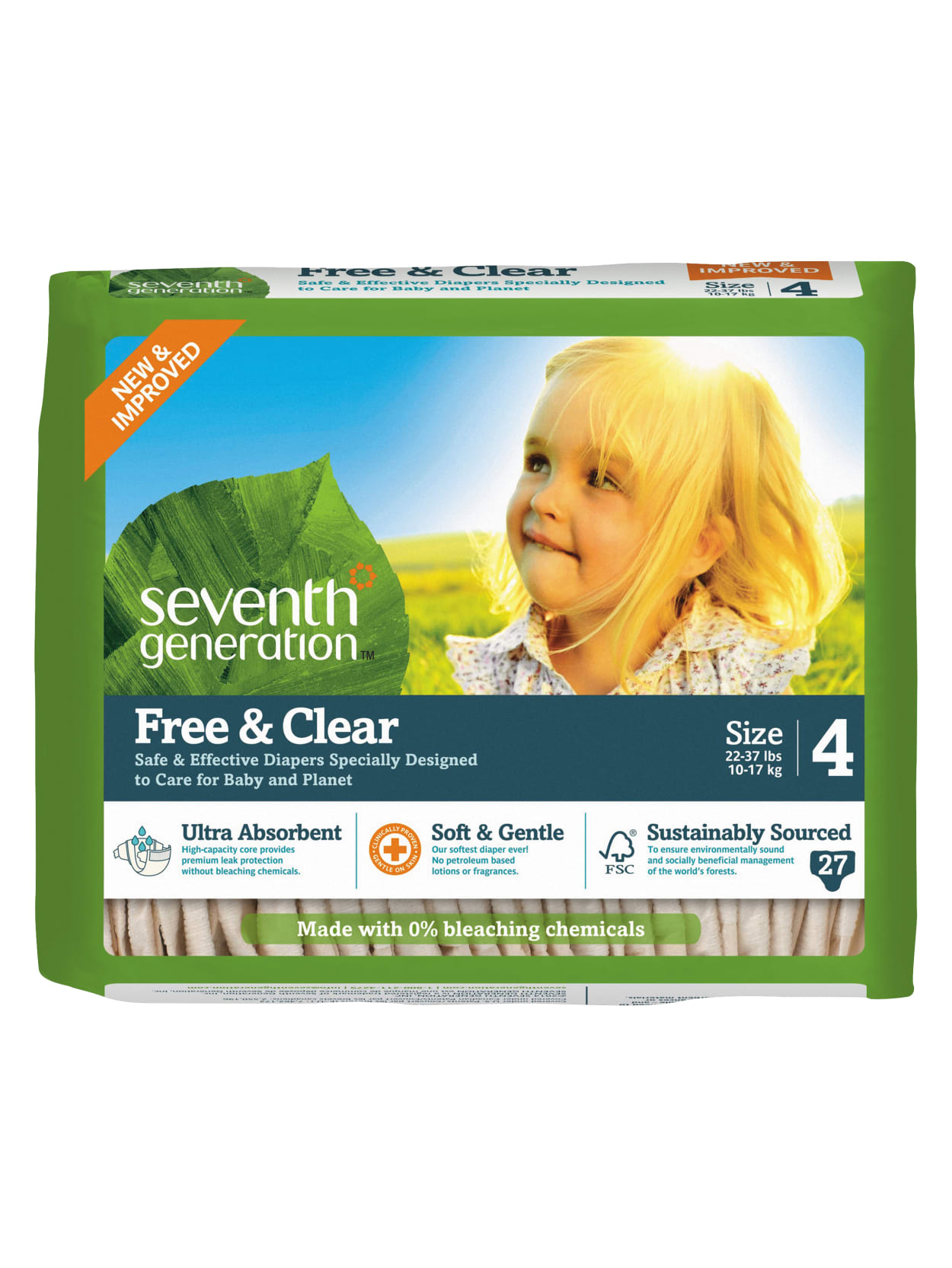 7th generation diapers size 4