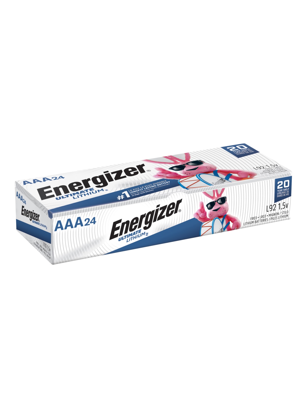 Energizer Ultimate Lithium Aaa Batteries 24 Pack Office Depot