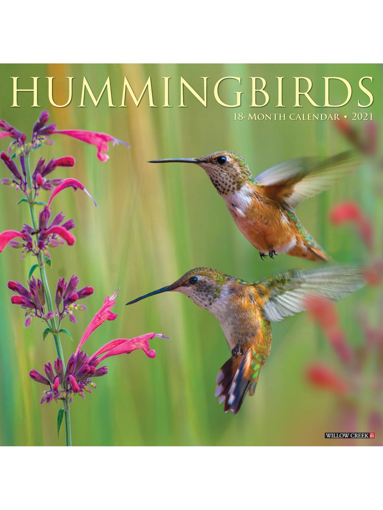 Willow Creek Monthly Calendar Hummingbirds Office Depot