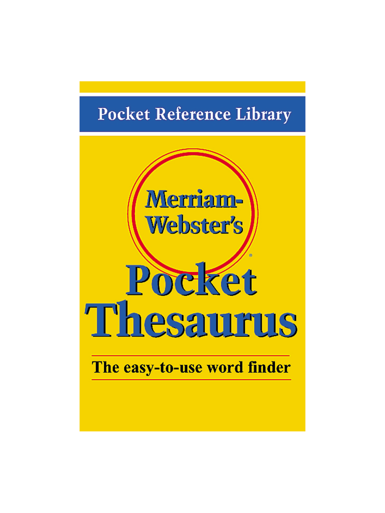 Merriam Websters Pocket Thesaurus Pack Of 3 Office Depot