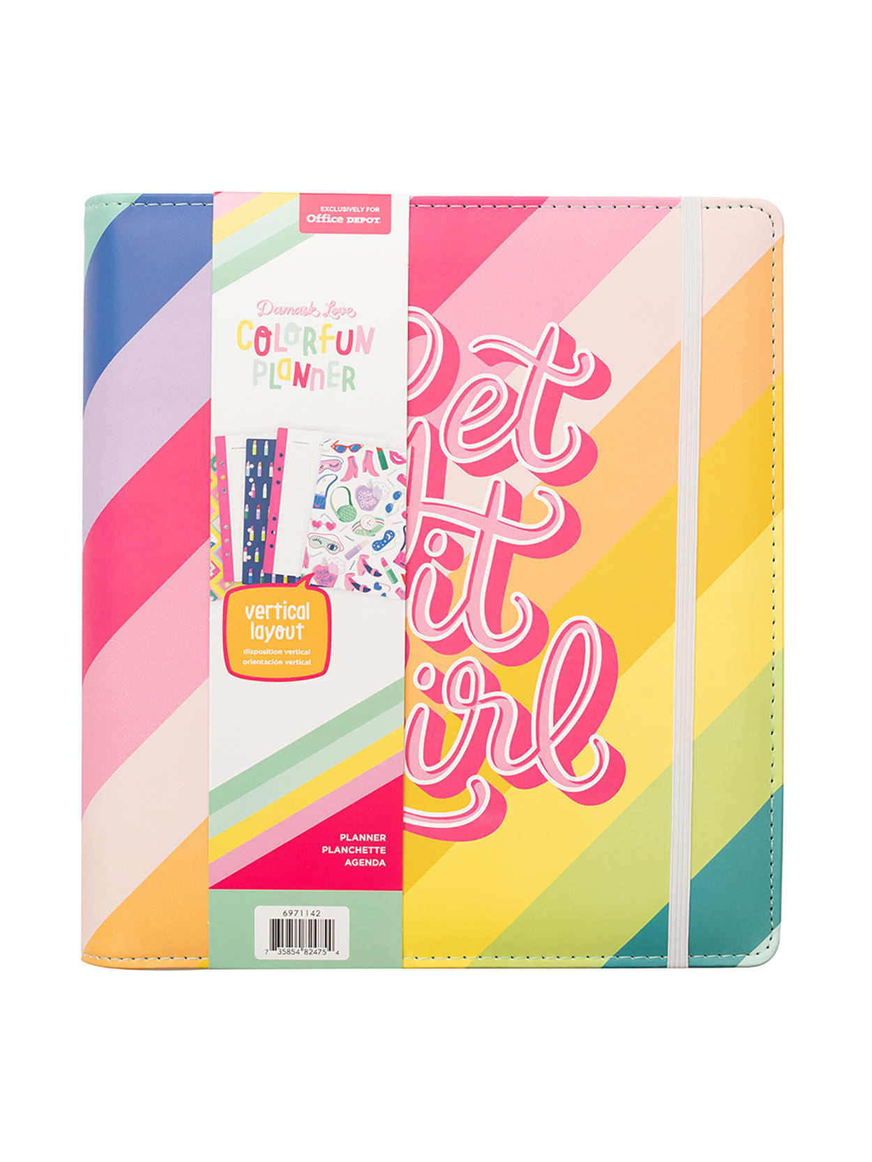 Damask Love Colorfun Planner 356268 Office Depot