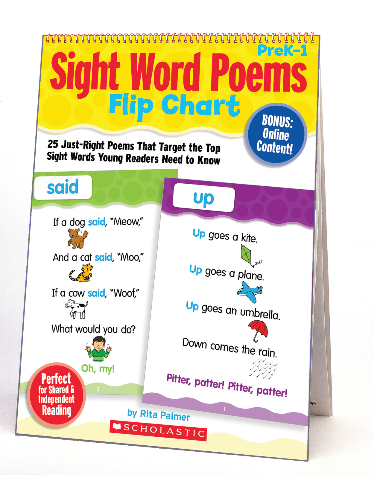 Scholastic Sight Word Poems Flip Chart Office Depot