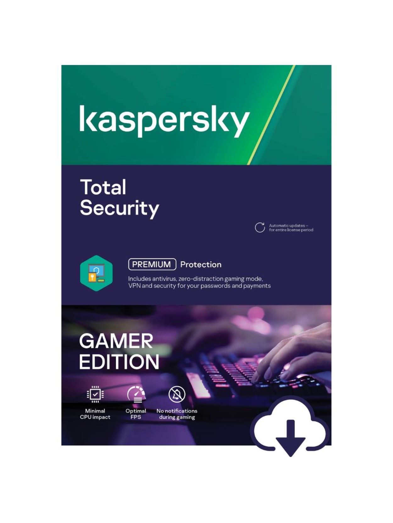 Kaspersky Total Security Gamer Edition 1 User 1 Year Office Depot