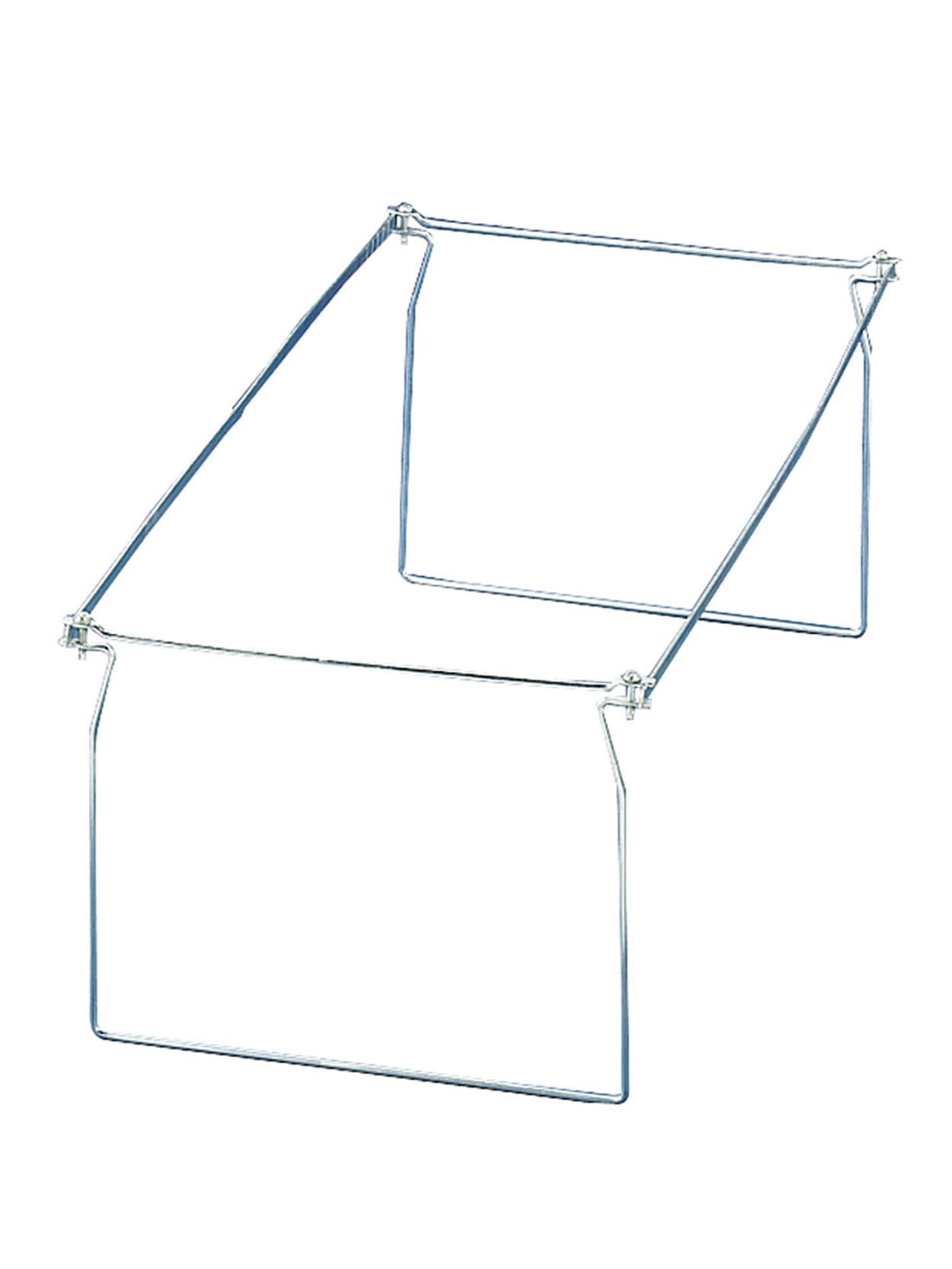 Oic Hanging Folder Frames Letter Size Silver Pack Of 6 Office Depot