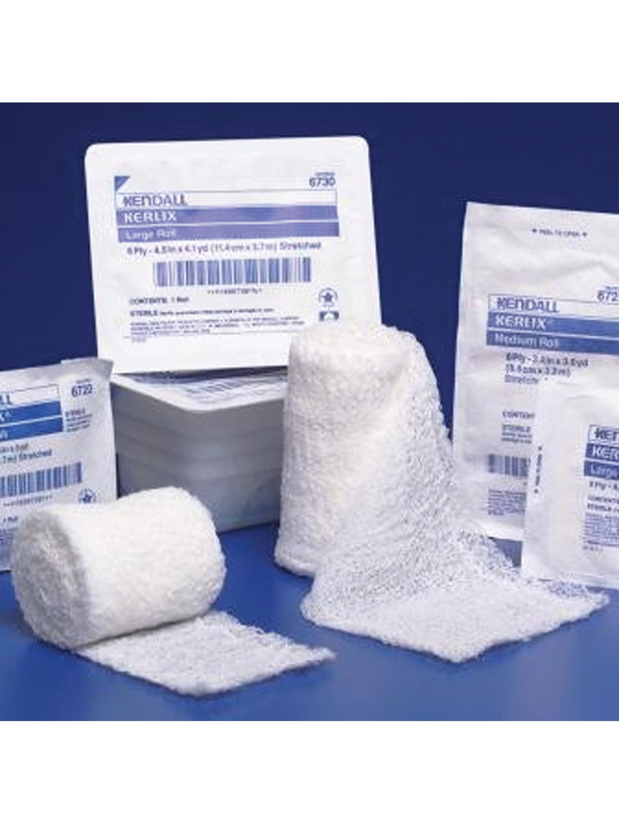 Covidien Kerlix Gauze Bandage Rolls Non Sterile Medium 3 25 X 3 6 Yd 6 Ply Plastic Tray Pack Of 96 Office Depot