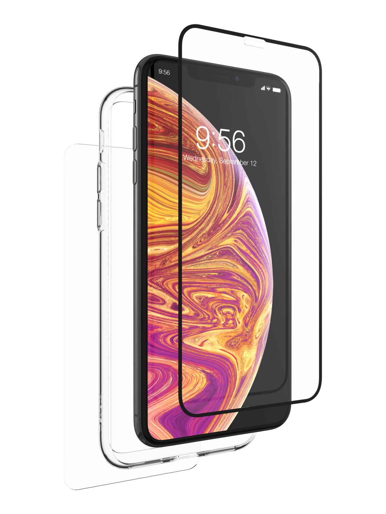 Zagg Invisibleshield Glass 360 Bumper Case For Apple Iphone Xs Max Clear Office Depot Iphone xs max is one of the products of apple that has the largest display ever on an iphone. zagg