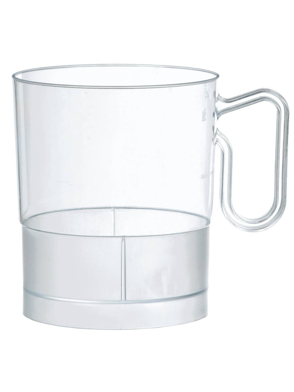 clear plastic coffee cups