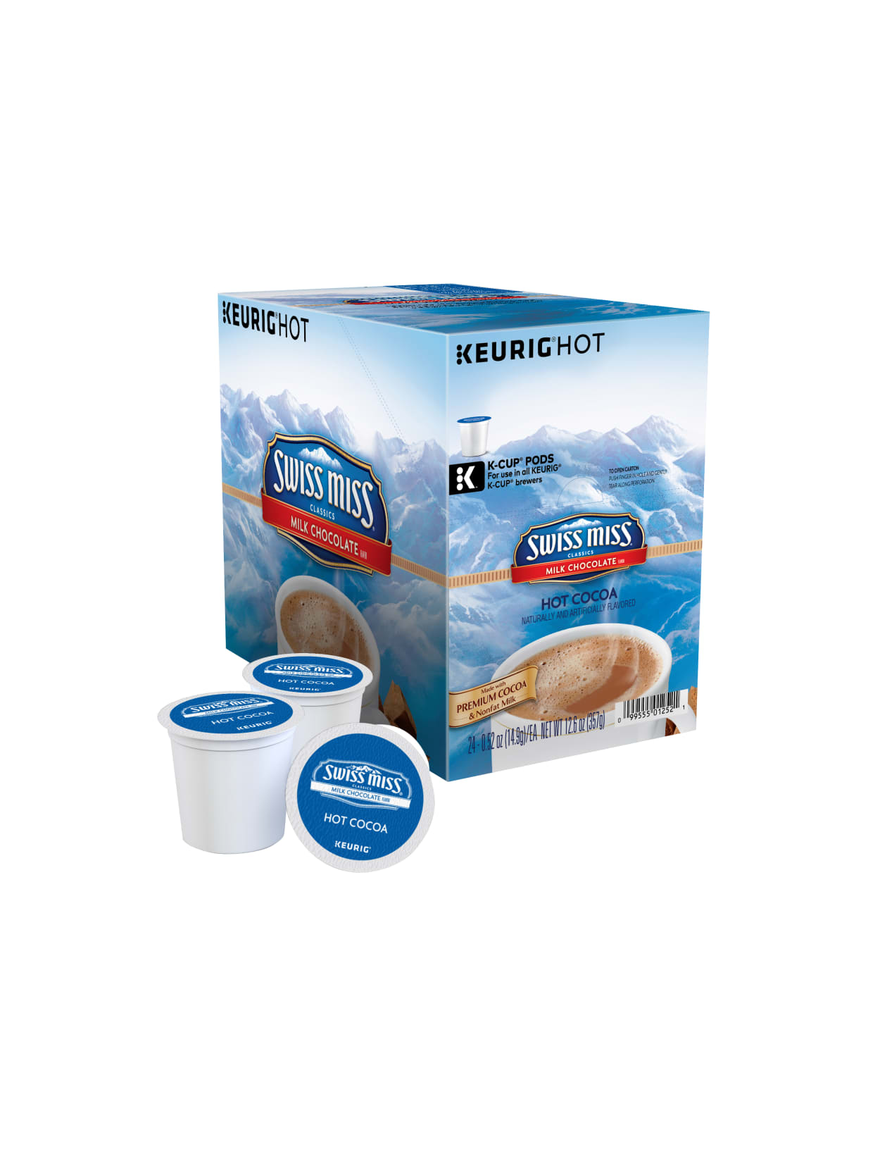Keurig Swiss Miss Milk Chocolate Hot Cocoa K Cup Pods 1 Oz Box Of 24 Pods Office Depot