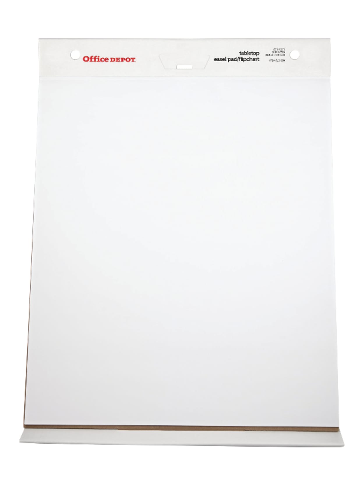 Office Depot Brand 30percent Recycled Table Top Flip Chart 20 X 23 Plain White Paper 25 Sheets Office Depot