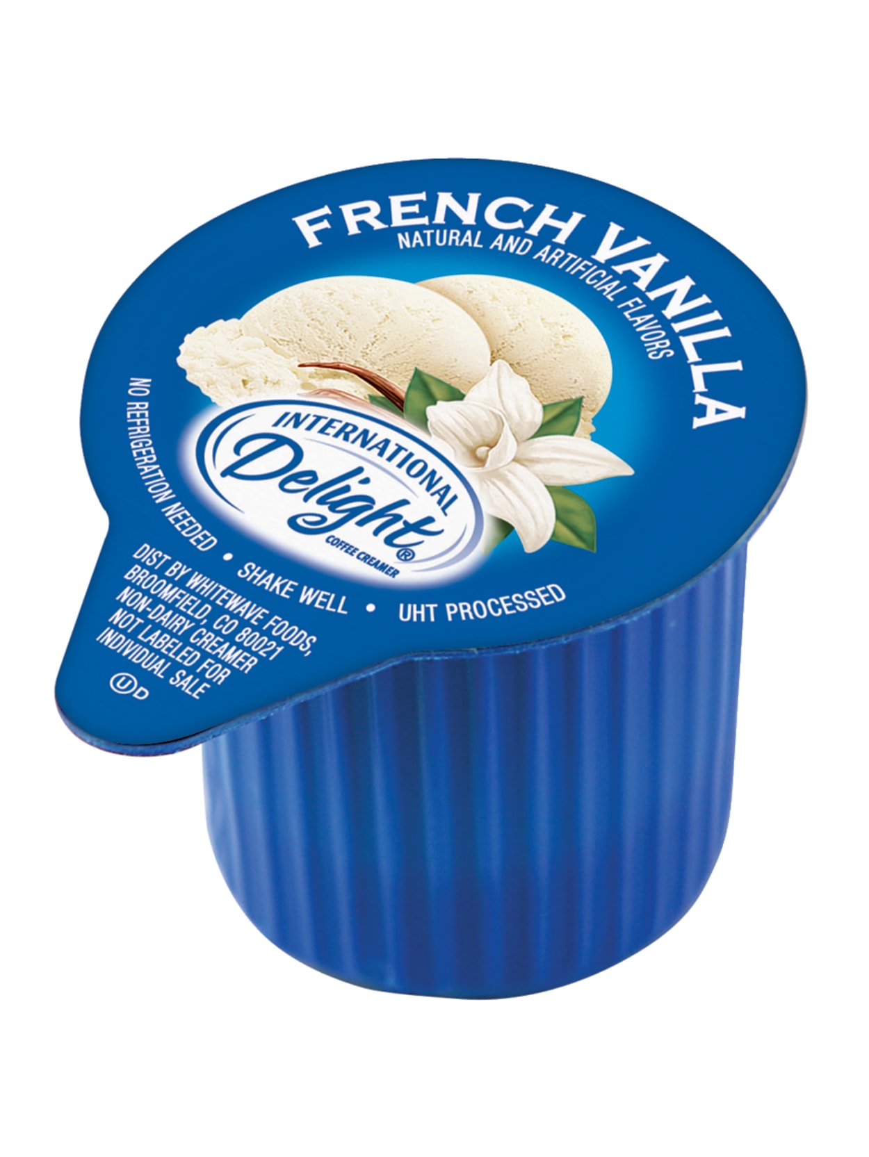 International Delight Liquid Coffee Creamer French Vanilla Flavor 0 987 Oz Single Serve X 192 Office Depot
