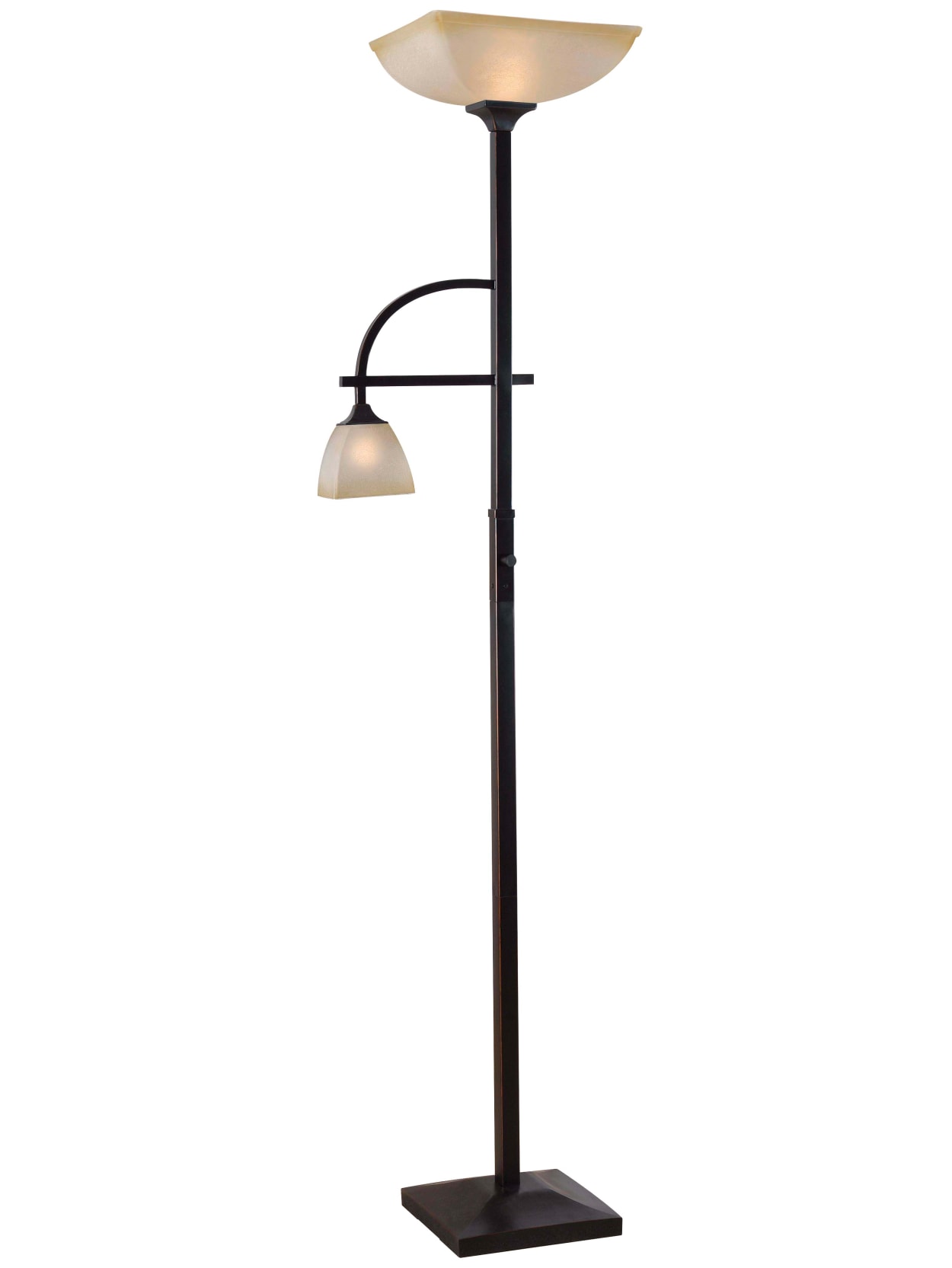 torchiere floor lamp with task light