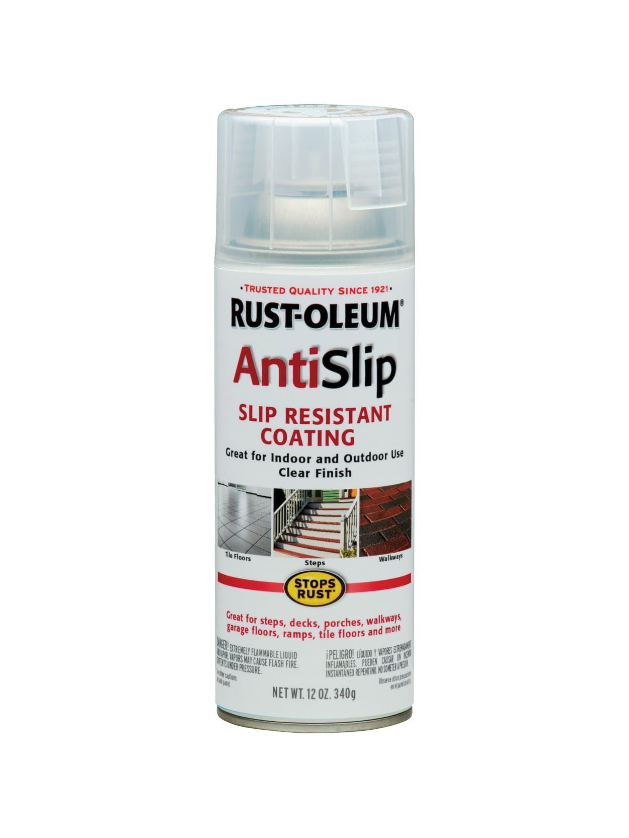Rust Oleum Antislip Slip Resistant Coating 12 Oz Clear Office Depot