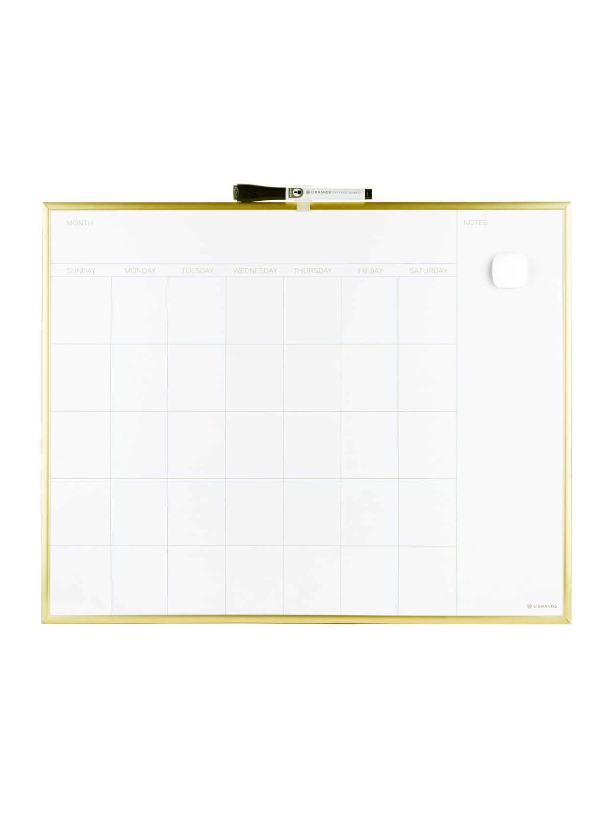 U Brands Calendar Board 16 X 20 Gold Office Depot