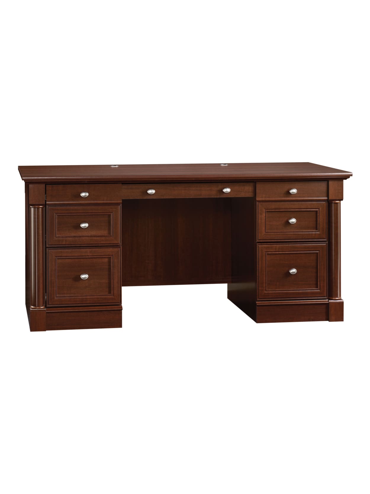 Sauder Palladia Executive Desk Cherry Office Depot