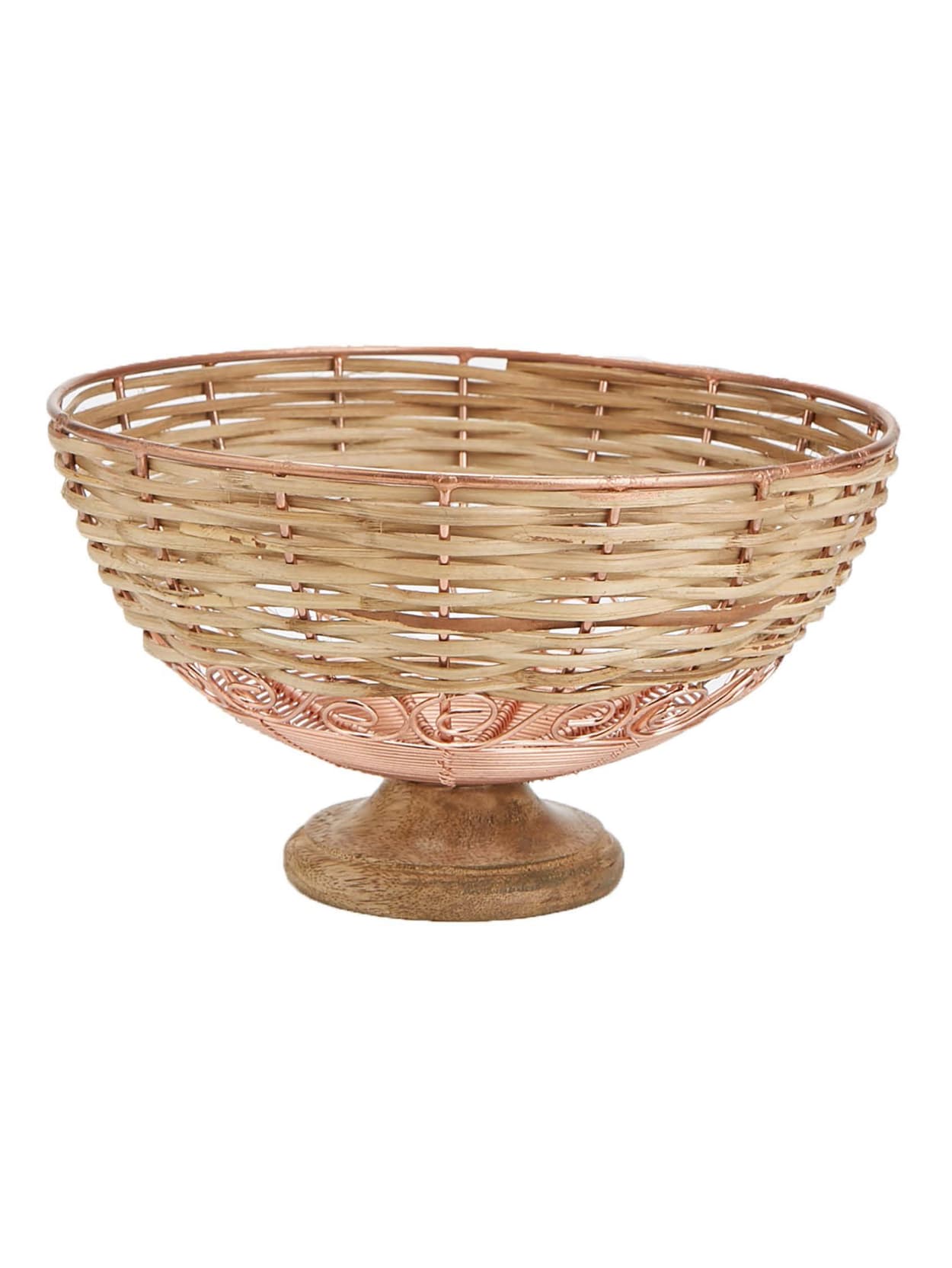 Mind Reader Decorative Fruit Bowl 10 Pink Office Depot