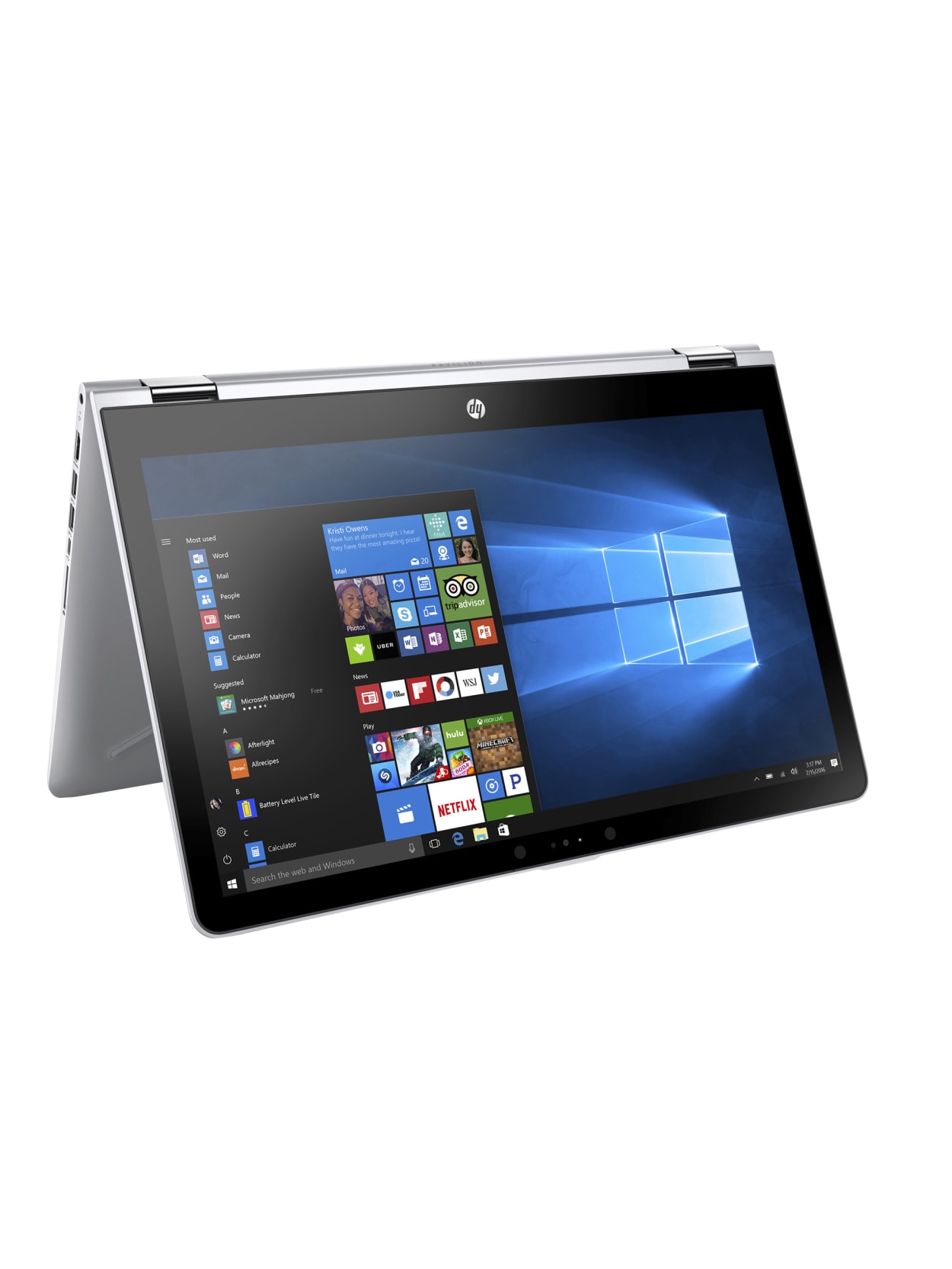 Hp Pavilion X360 15 Br077nr Convertible Laptop 15 6 Touch Screen 7th Gen Intel Core I5 8gb Memory 256gb Solid State Drive Windows 10 Home Office Depot