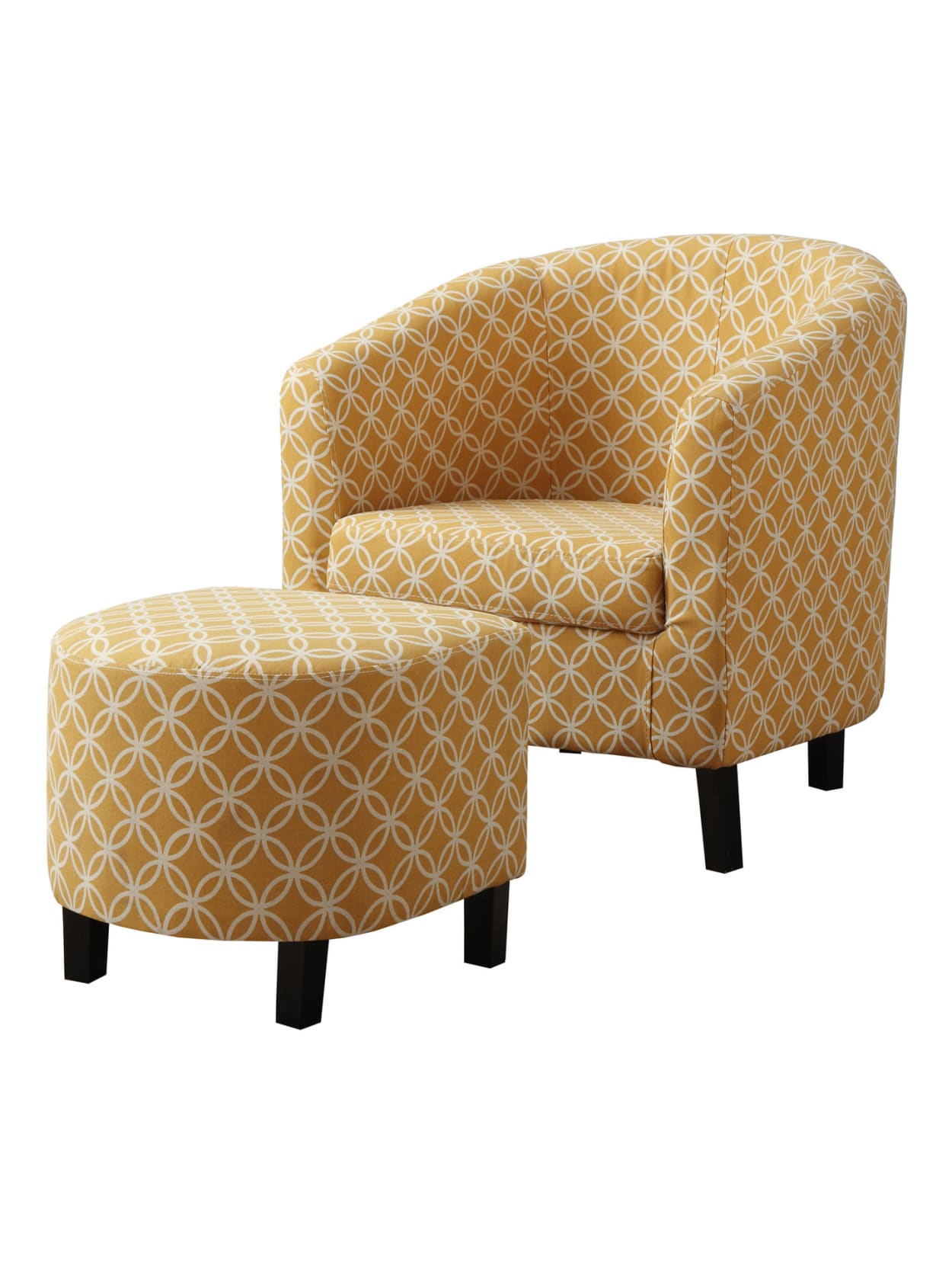Featured image of post Yellow Armchair With Ottoman / This mid century lounge chair is beautiful, solid &amp; comfortable.