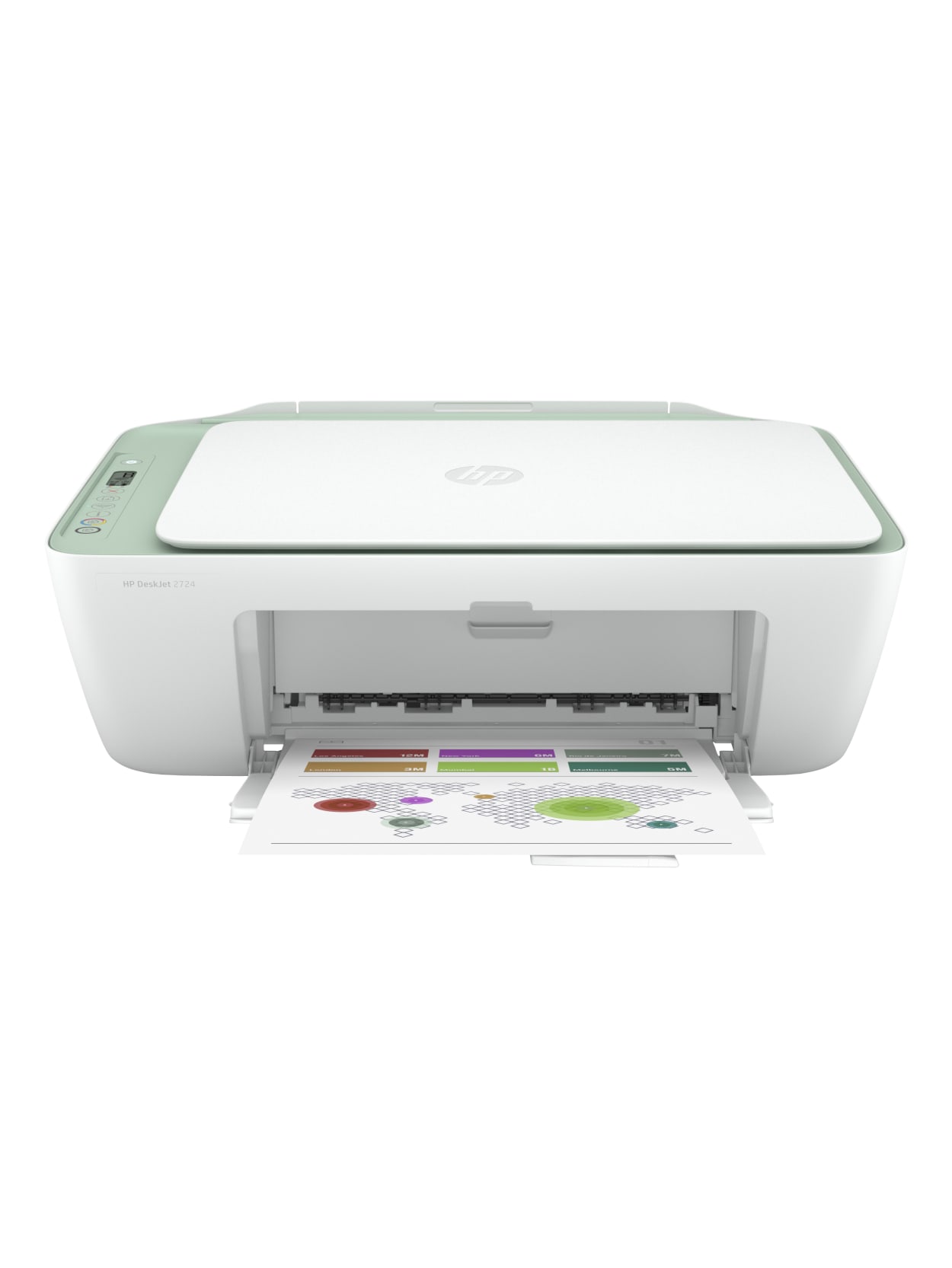 Hp Deskjet 2724 7hc64ab1h Aio Color Printer Office Depot