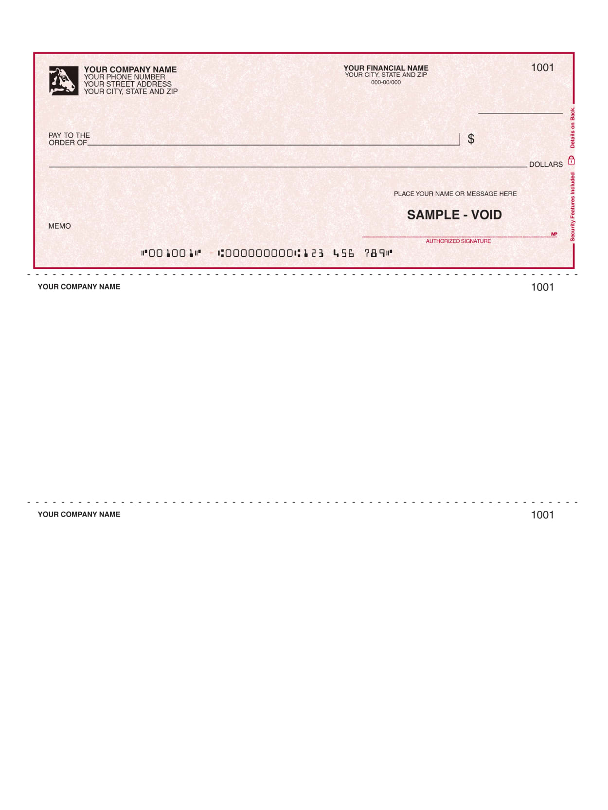Custom Laser Voucher Checkslines 250 Bx Office Depot