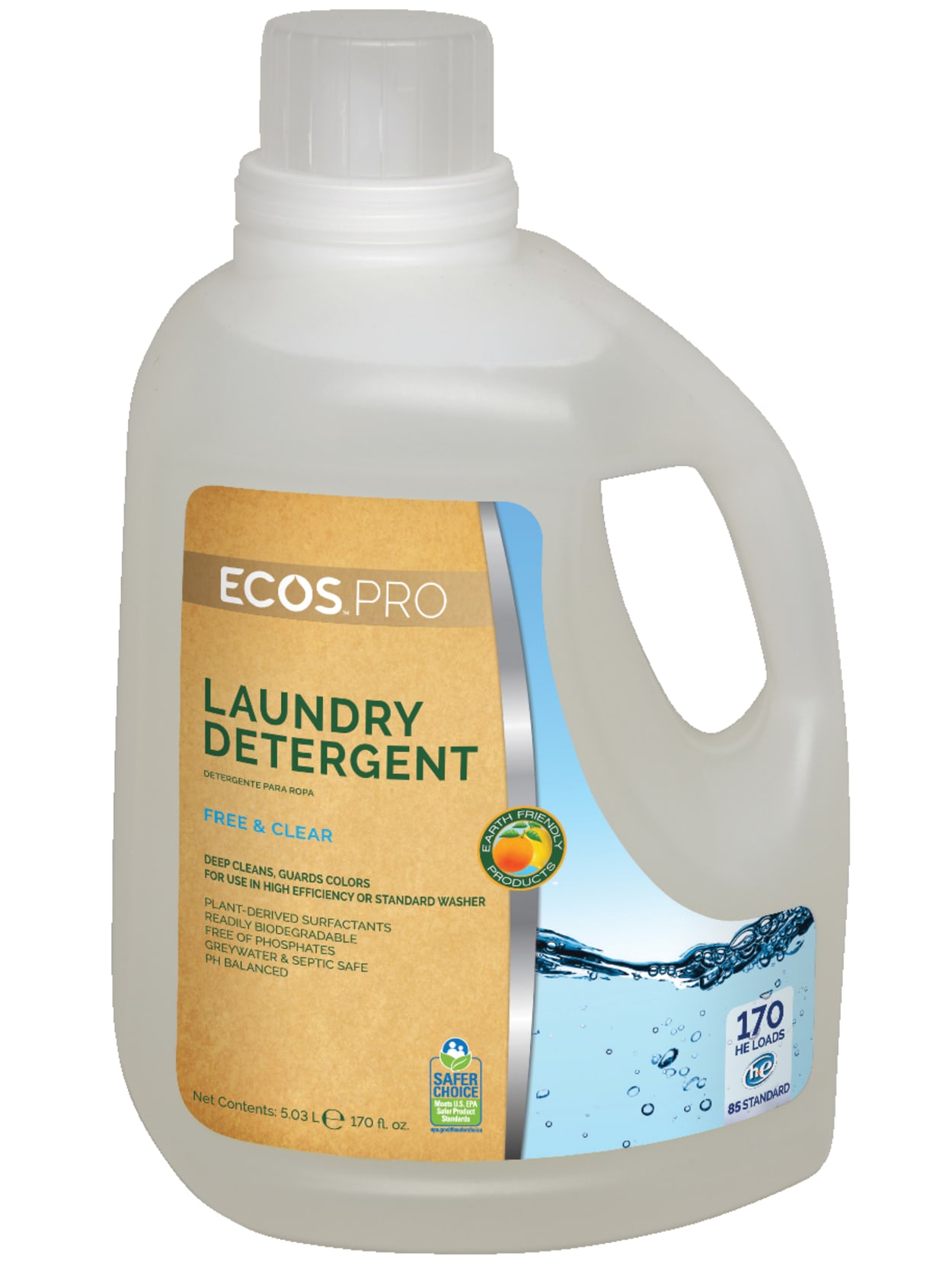 Ecos Pro Laundry Detergent 170 Oz Free And Clear Office Depot