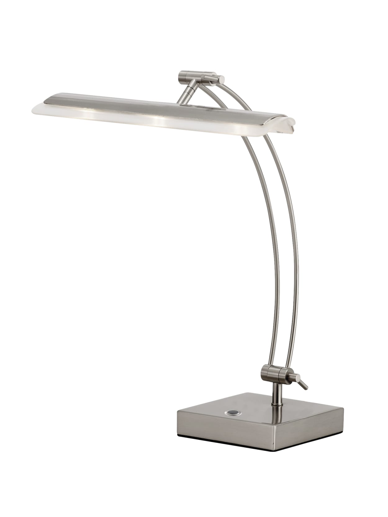 Adesso Led Bankers Desk Lamp 13 19 Silver Office Depot