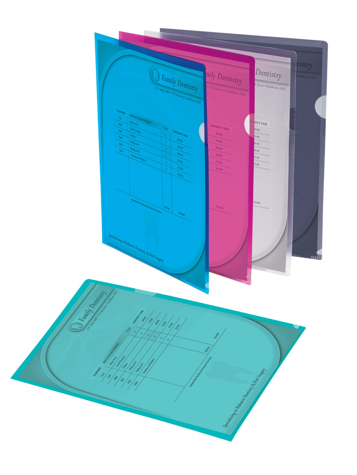 office supplies folders