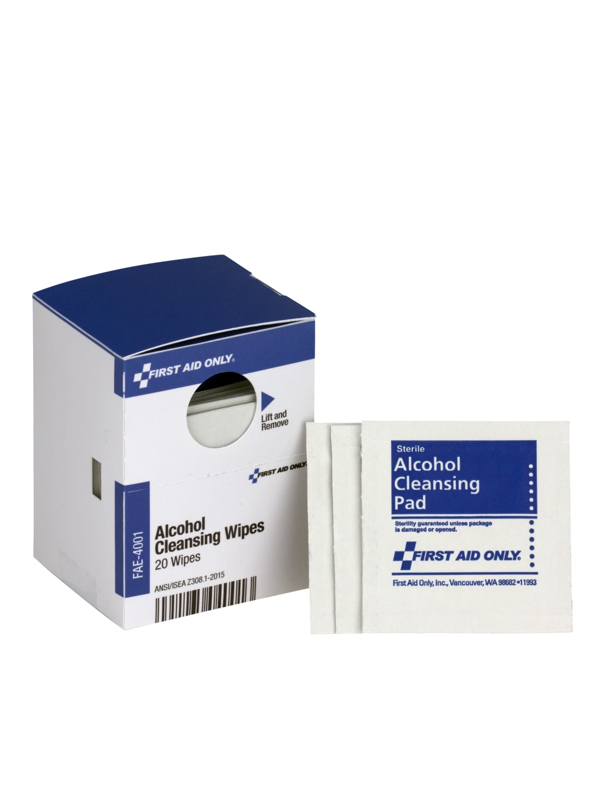 Alcohol Cleansing Pads 20bx White Office Depot