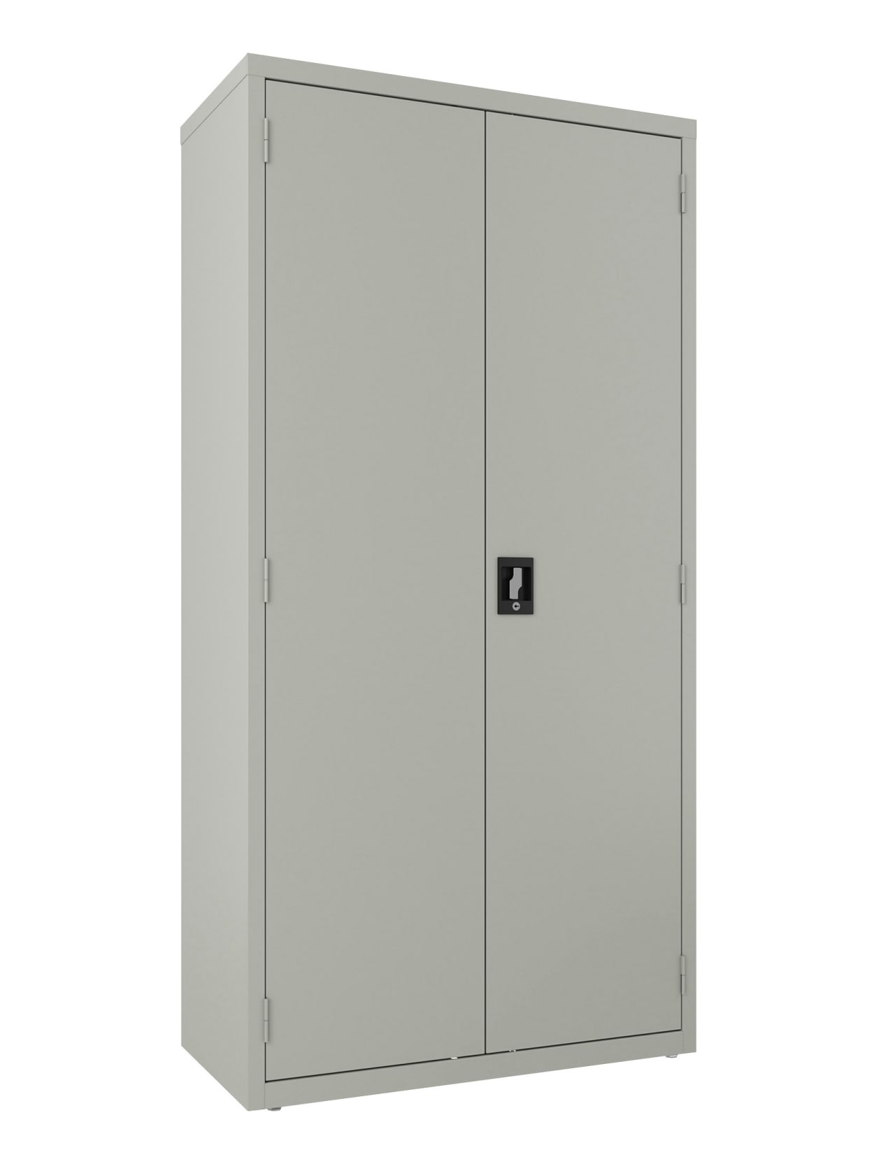 Lorell Fortress Series Steel Wardrobe Cabinet Light Gray Office Depot