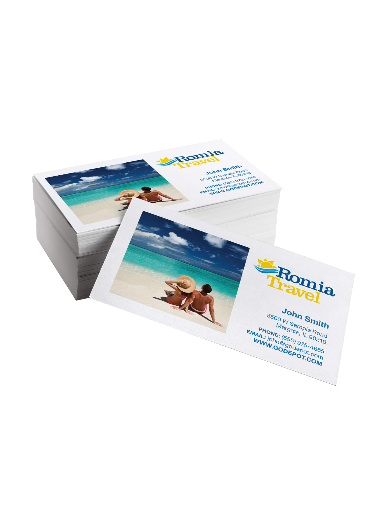 Same Day Business Cards 23 Box - Office Depot With Regard To Office Depot Business Card Template