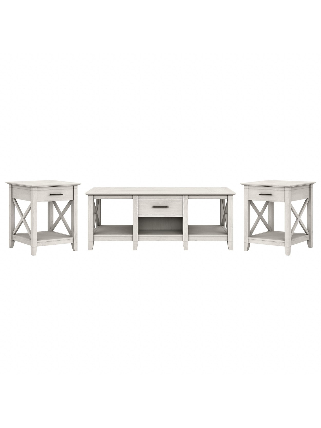 Key West Coffee Table2 End Tables White Oak Office Depot