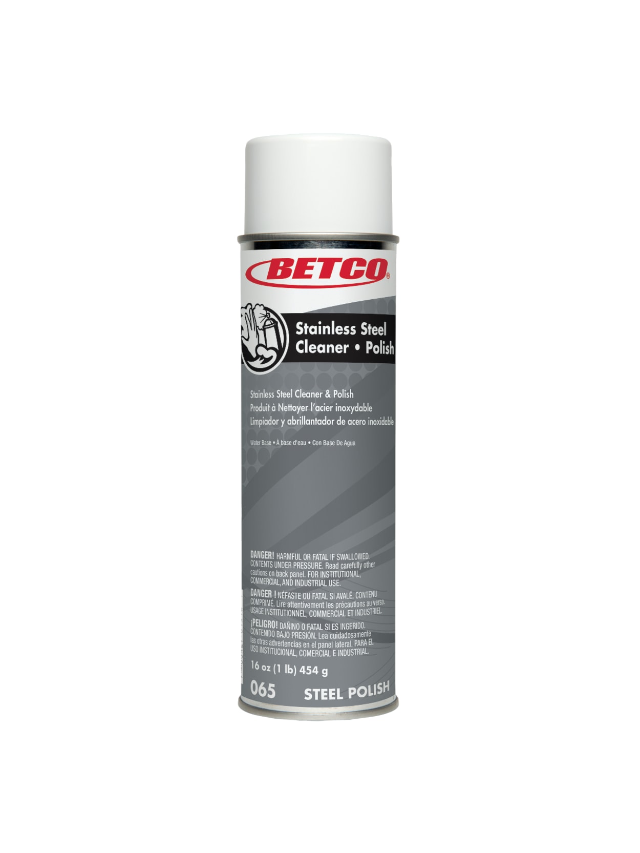 Betco Aerosol Stainless Steel Cleaner And Polish 17 Oz Can Case Of 12 Office Depot