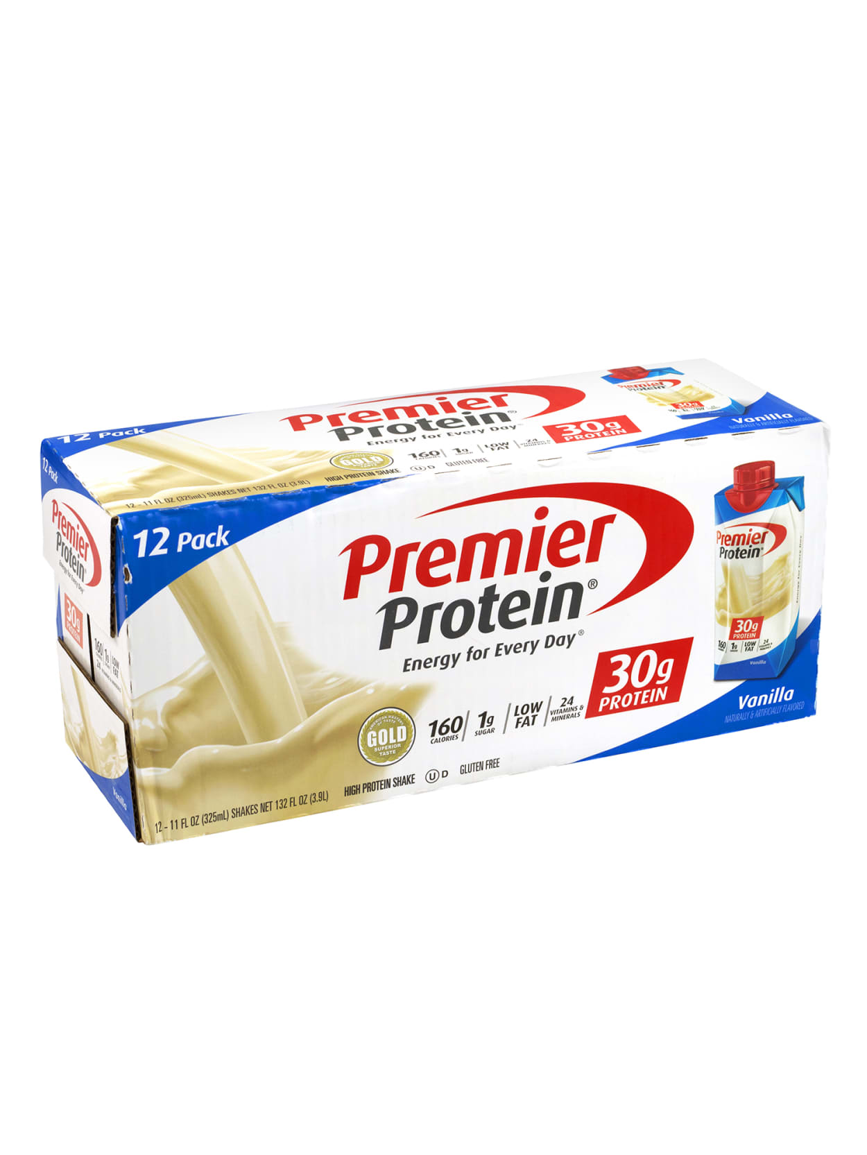 Premier Protein Vanilla Protein Shake 11 Fl Oz Pack Of 12 Office