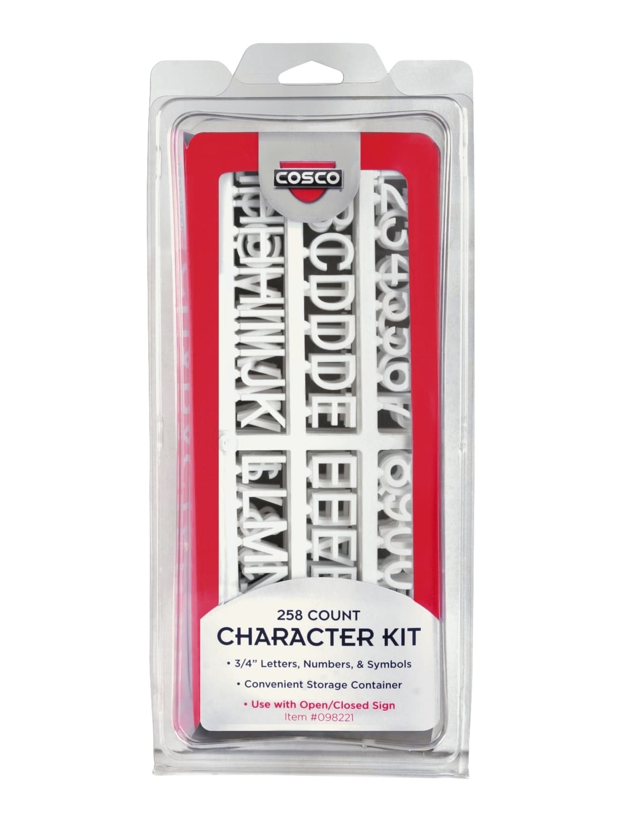 Tabbee Letters Numbers And Symbols For Window And Door Signs Office Depot