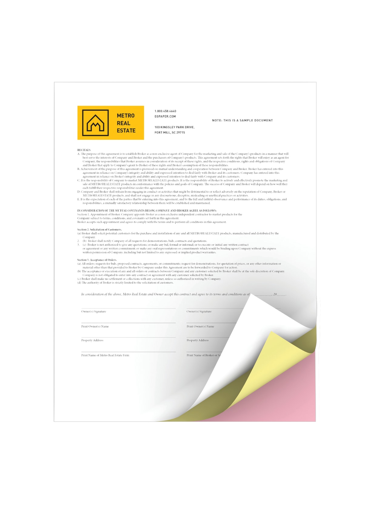 Xerox Revolution Premium Digital Carbonless Paper 3 Part Straight