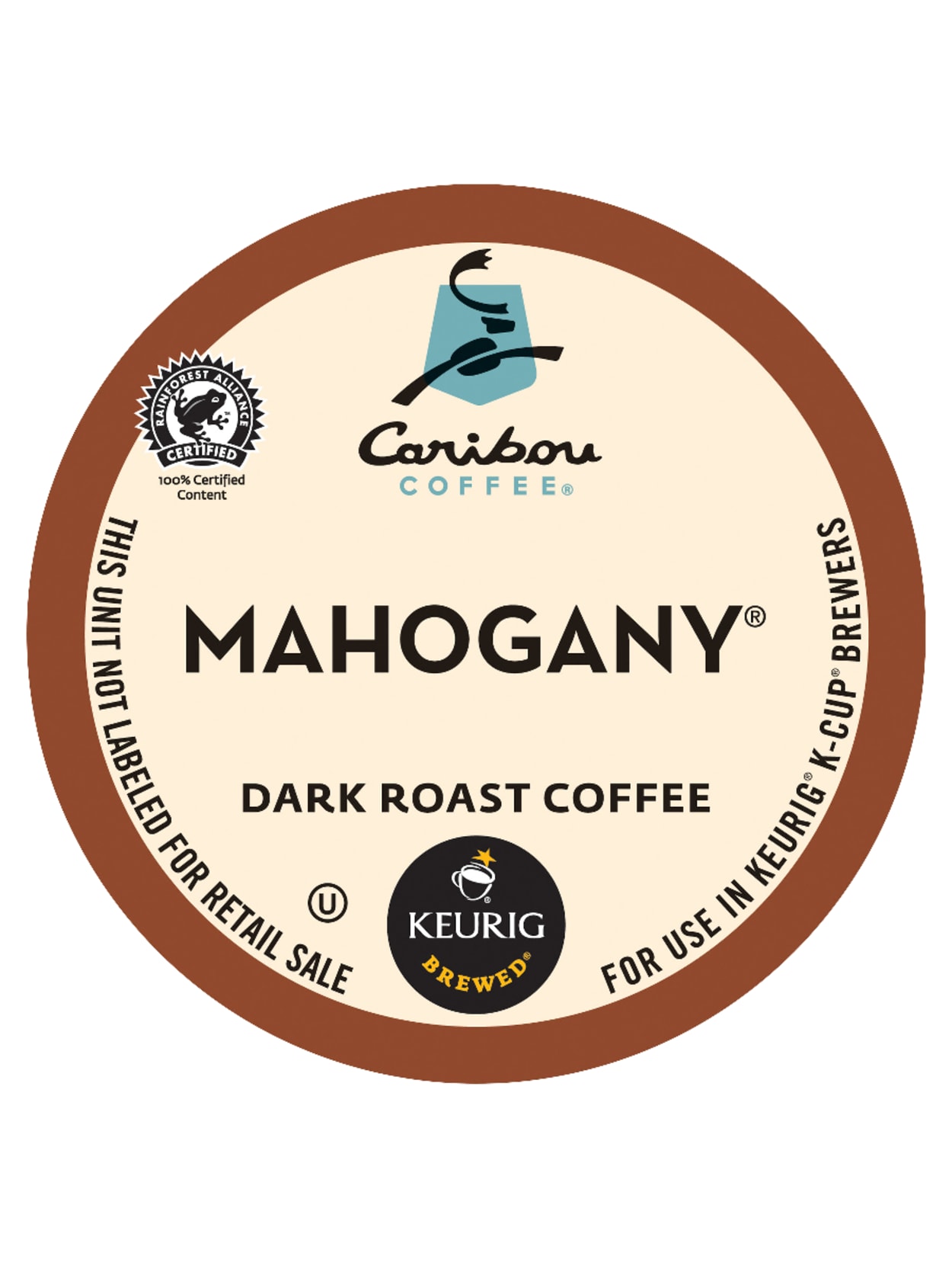 Caribou Coffee Mahogany Coffee Single Serve K Cup Carton Of 24 Office Depot