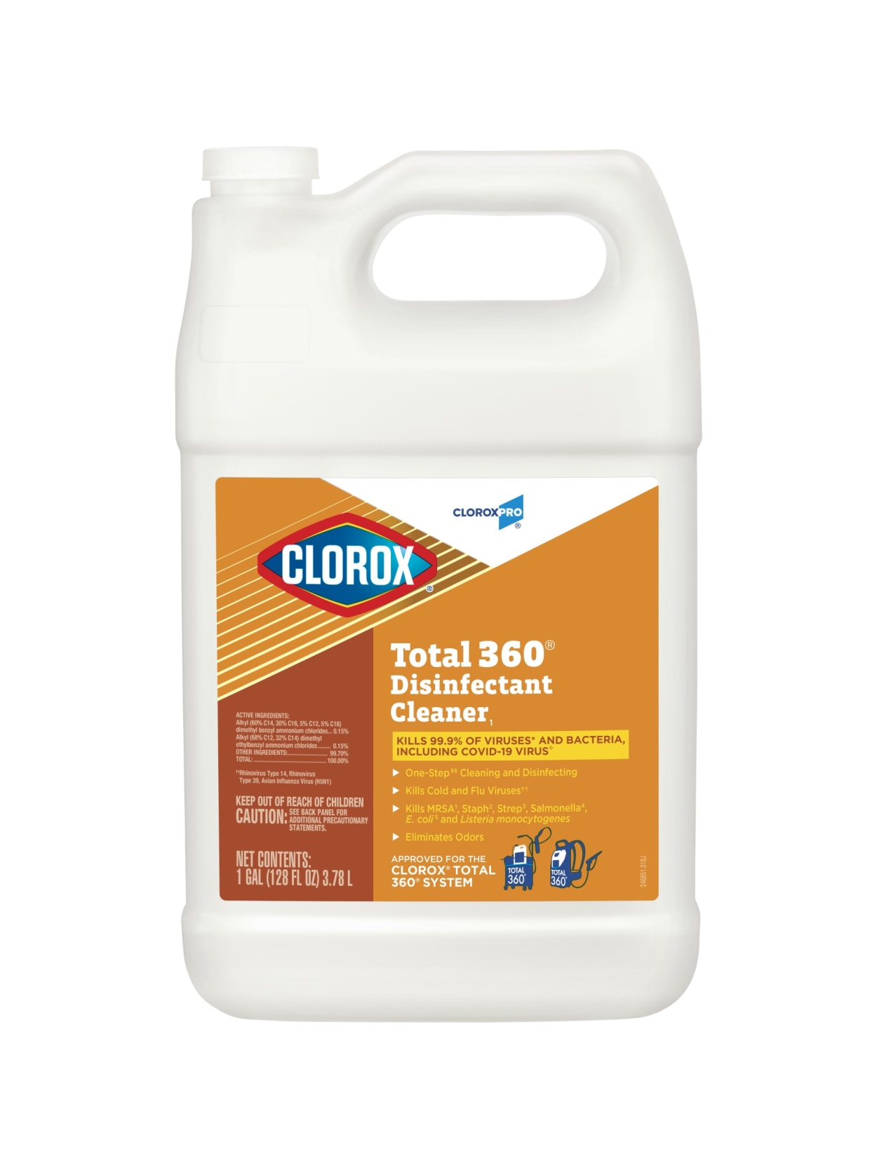 Clorox Total 360 Disinfectant Cleaner 128 Oz Office Depot