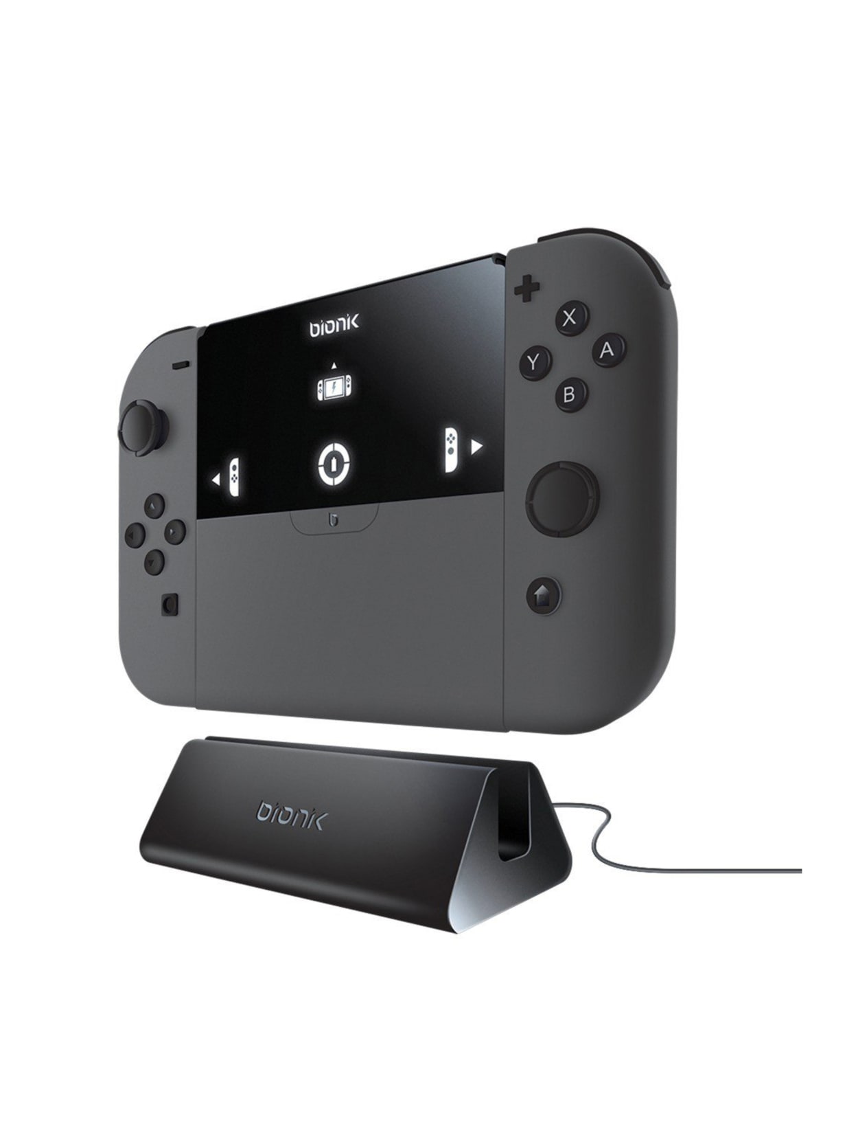 nintendo switch in black