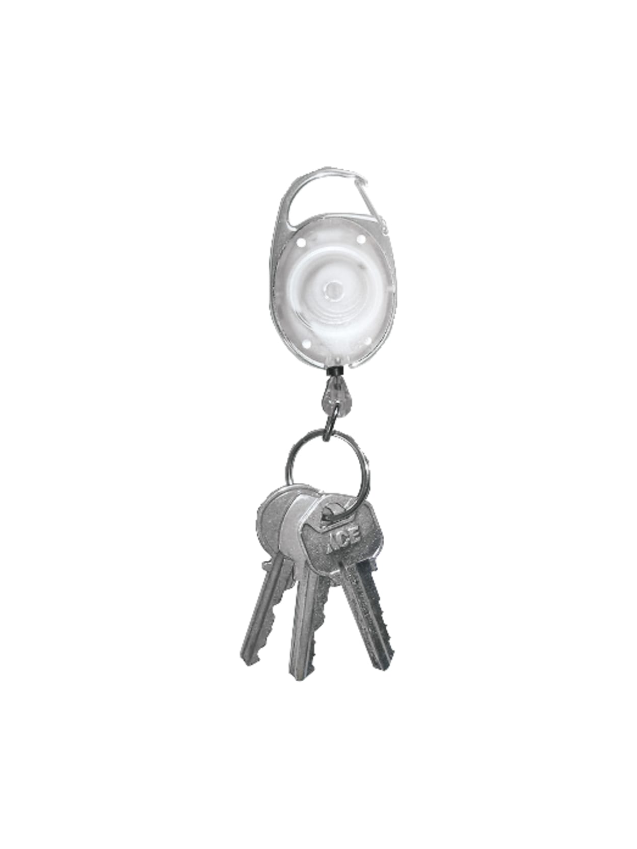 chrome bag keychain