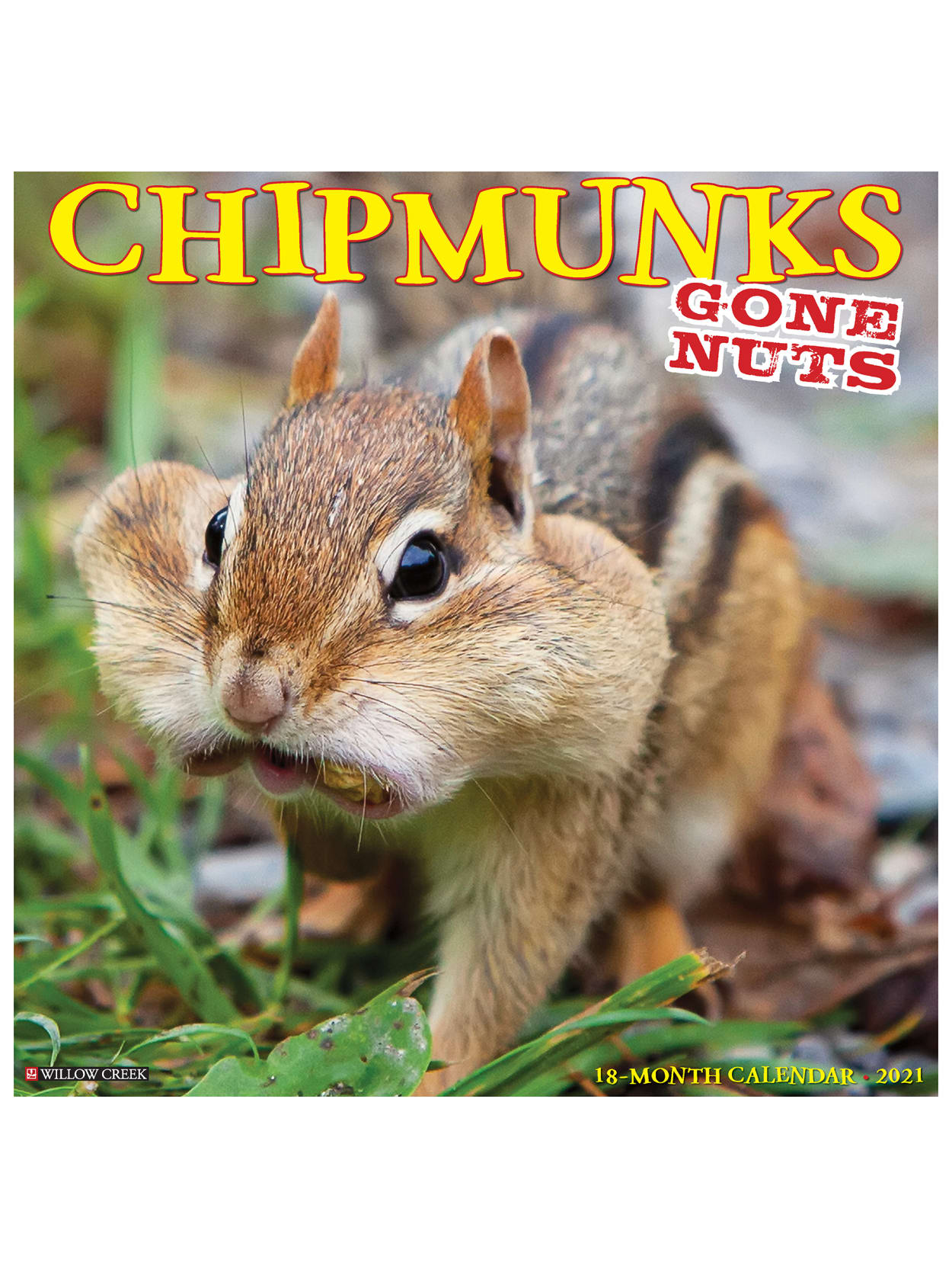 Willow Creek Animals Wall Calendar Chipmunks Office Depot